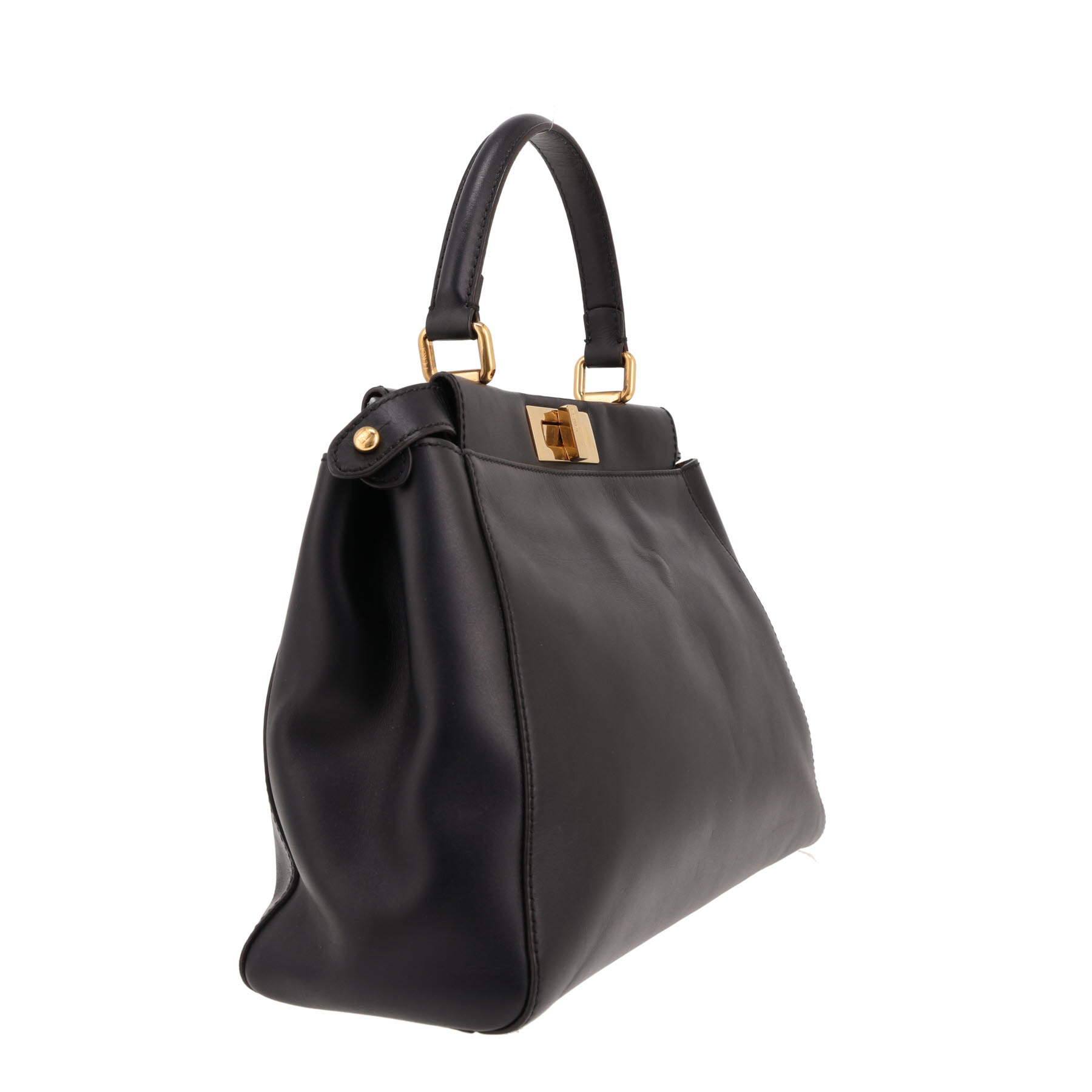 Bolso Fendi Peekaboo de piel negra