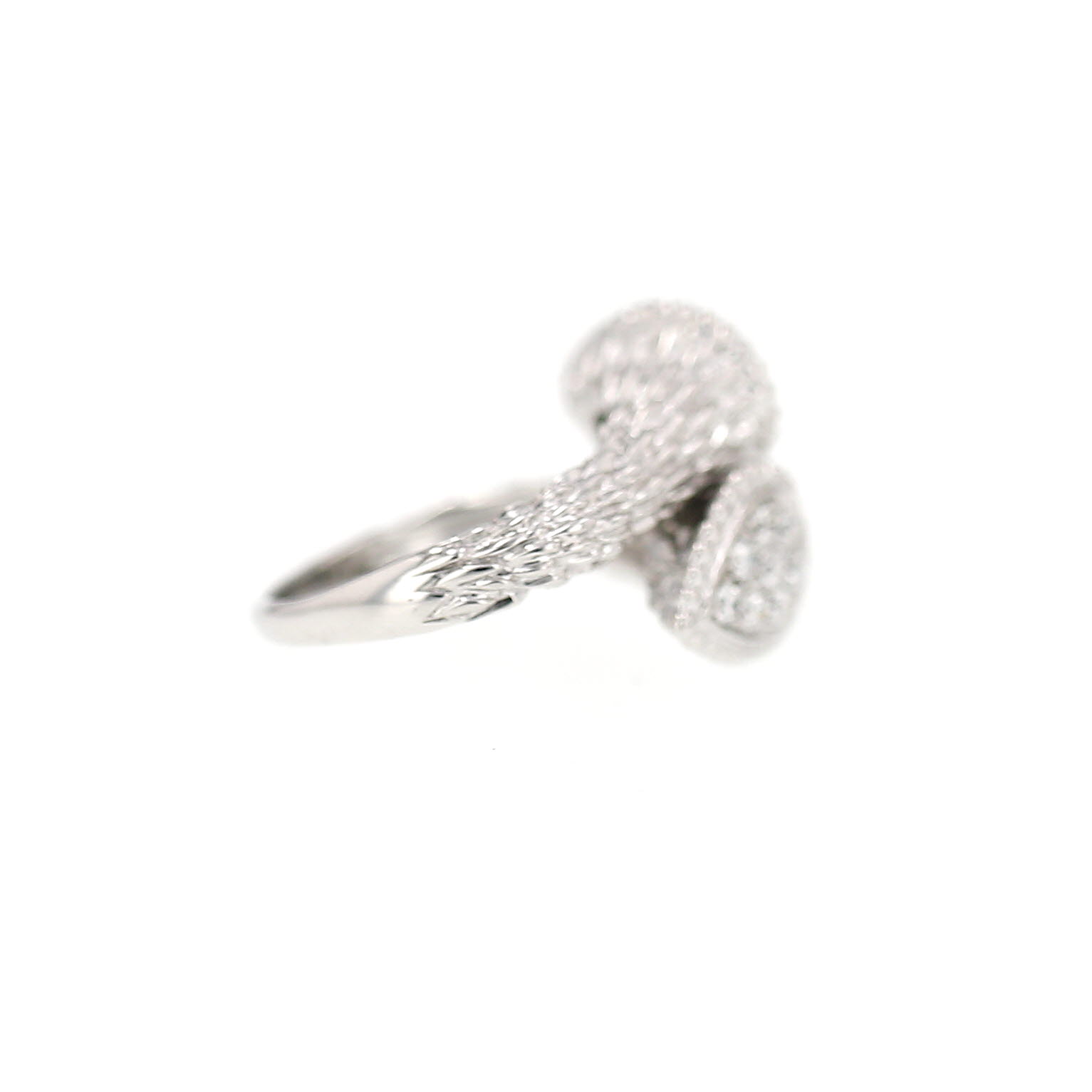 Boucheron Serpent Bohème ring in white gold and diamonds