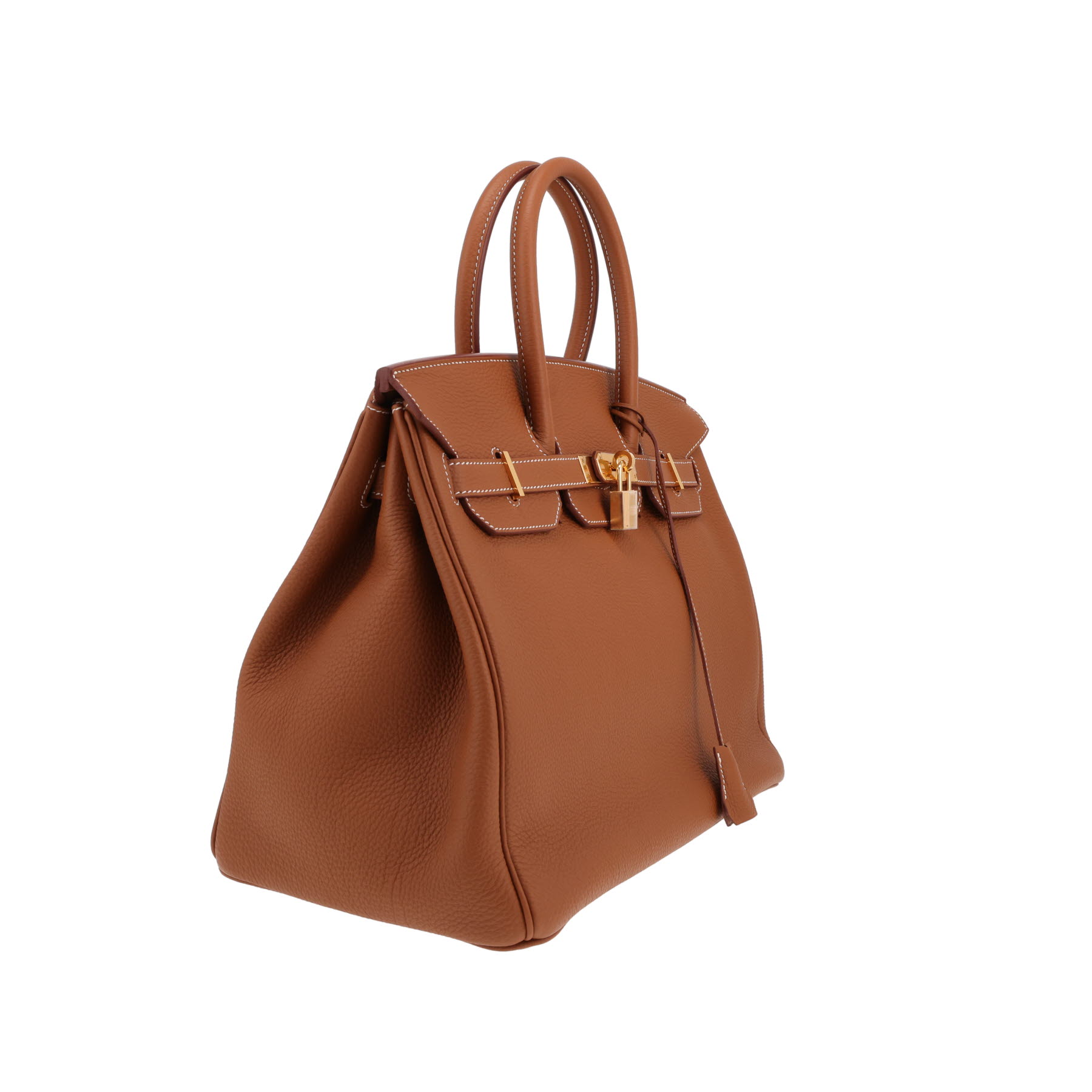 Borsa Hermès Birkin da 35 cm in pelle Togo dorata