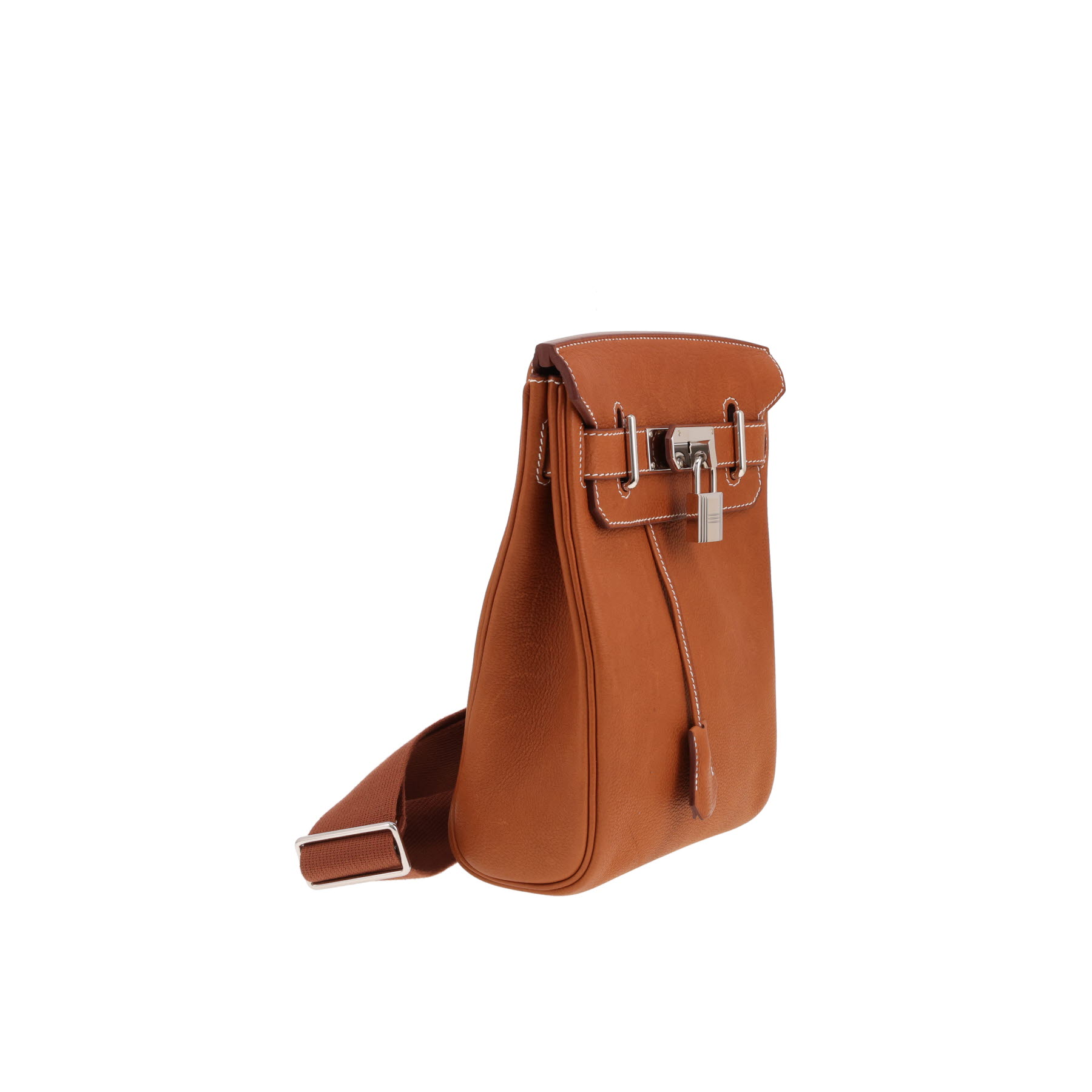 Sac bandoulière Hermès  HAC à Dos en Barenia Faubourg gold