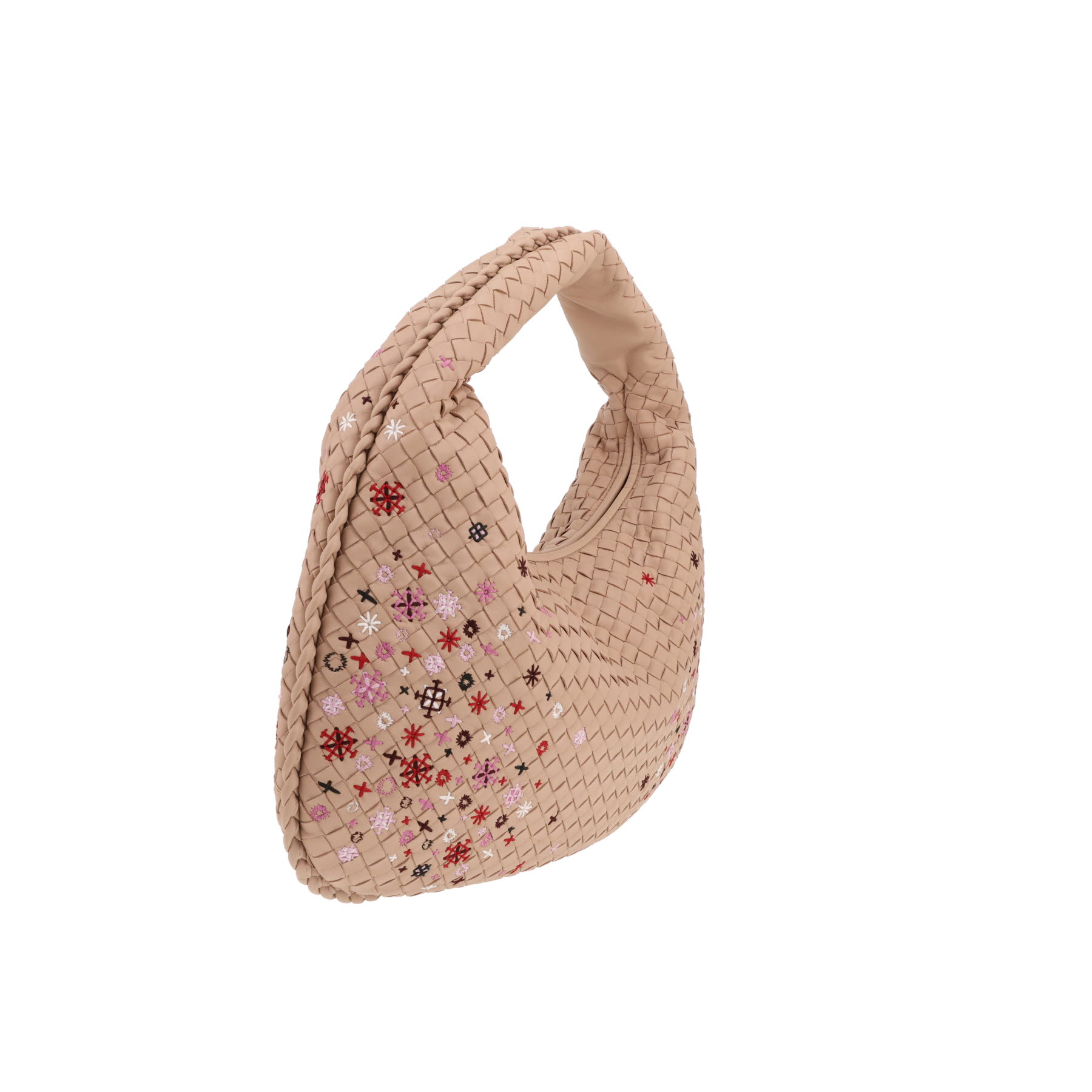Bolso Bottega Veneta Veneta de piel intrecciata beige