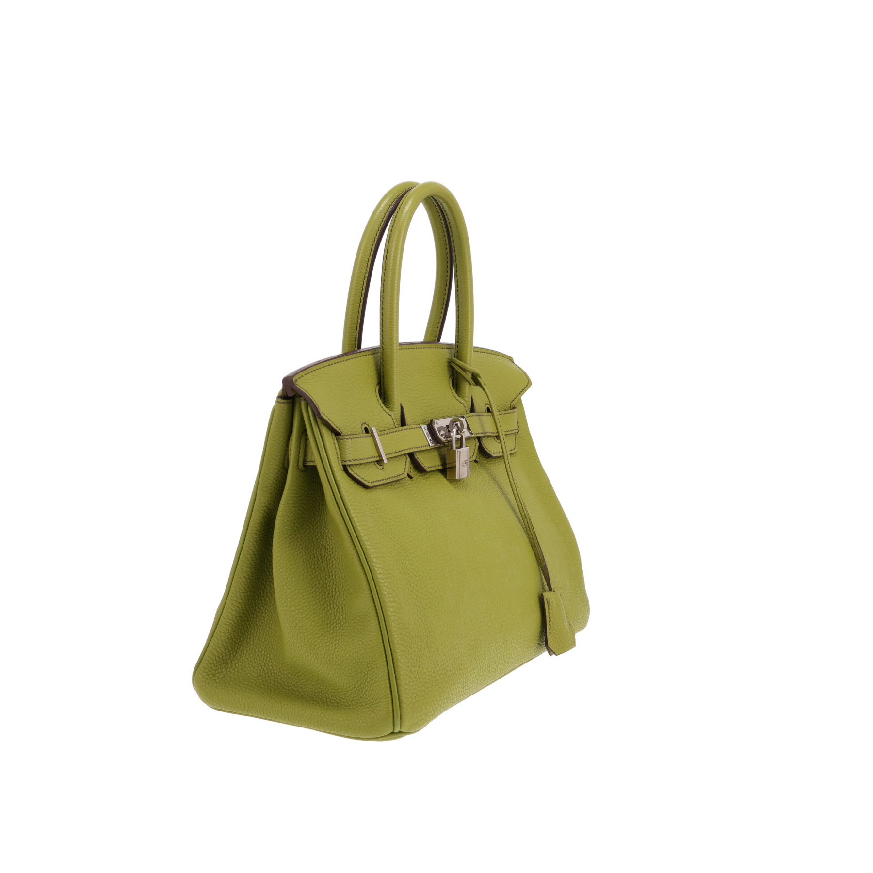 Hermès Birkin 30 cm handbag in Vert Anis Togo leather