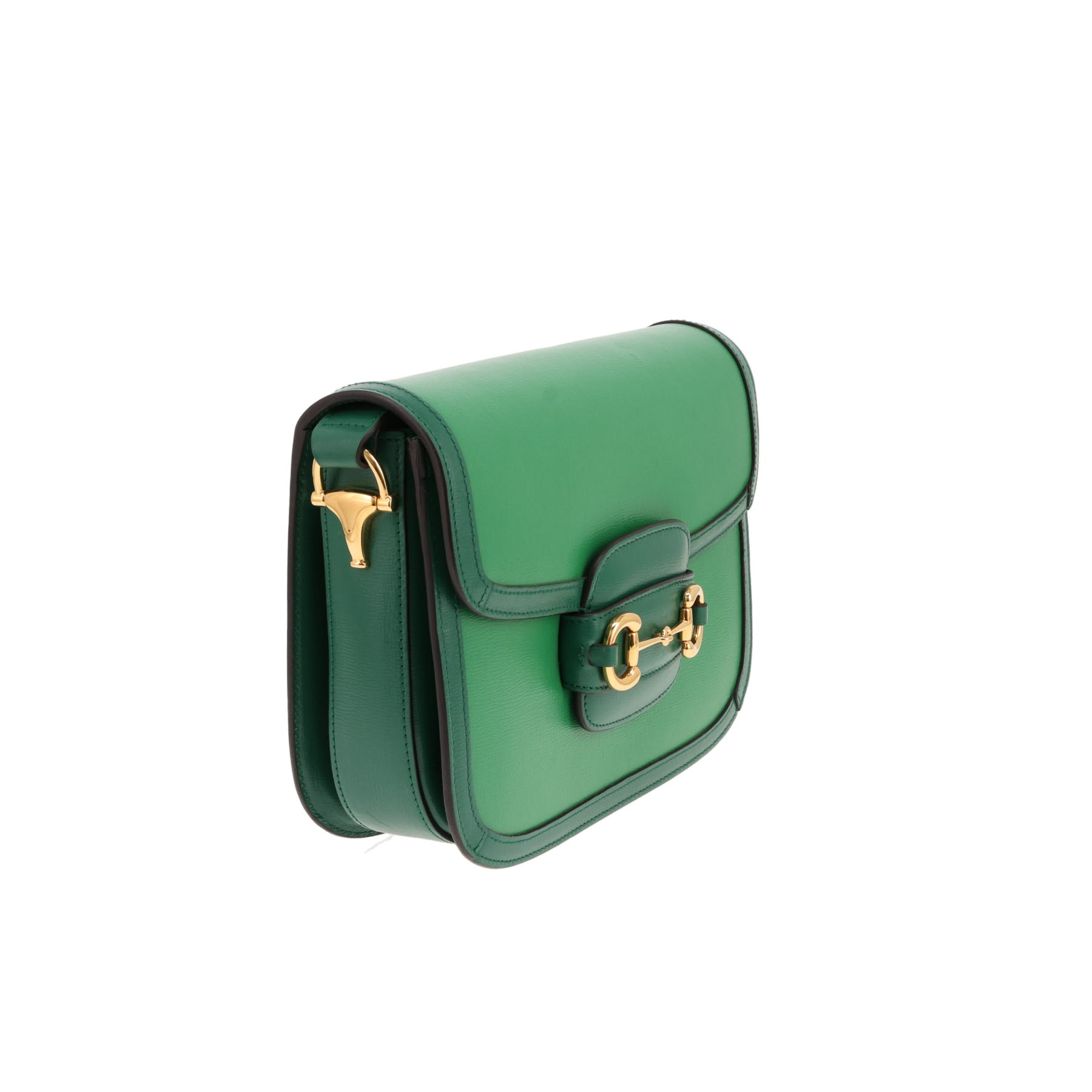 Sac bandoulière Gucci  1955 Horsebit en cuir vert
