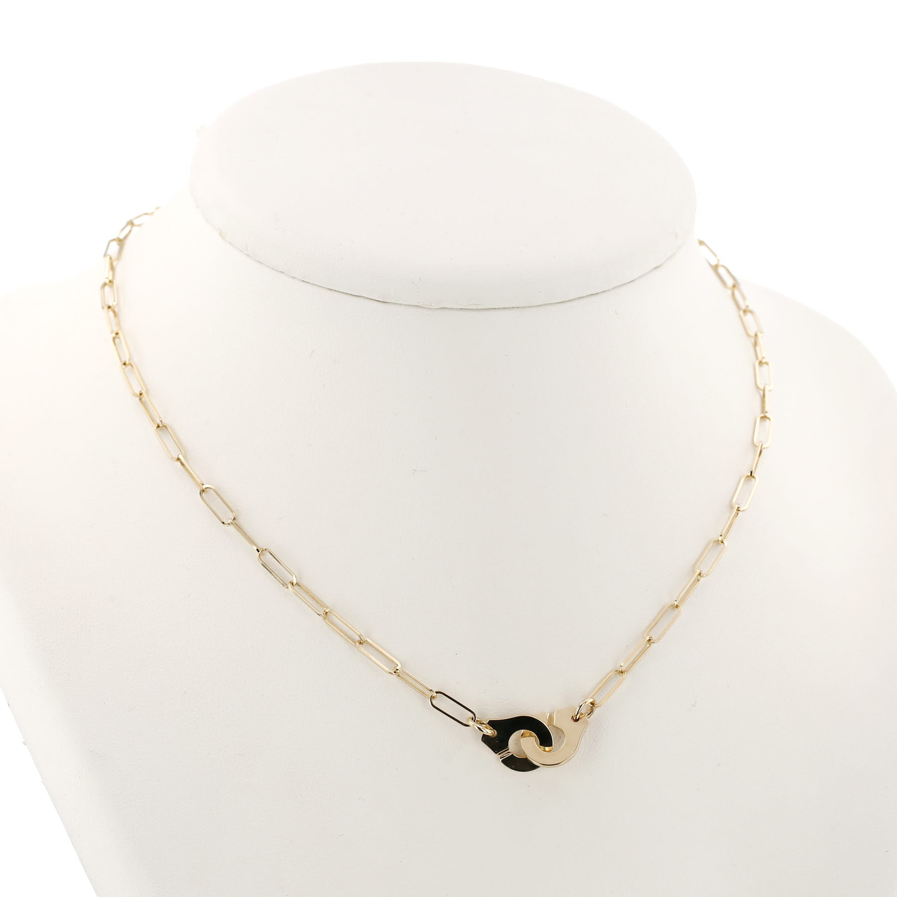 Collar «Dinh Van Menottes R10» en oro amarillo