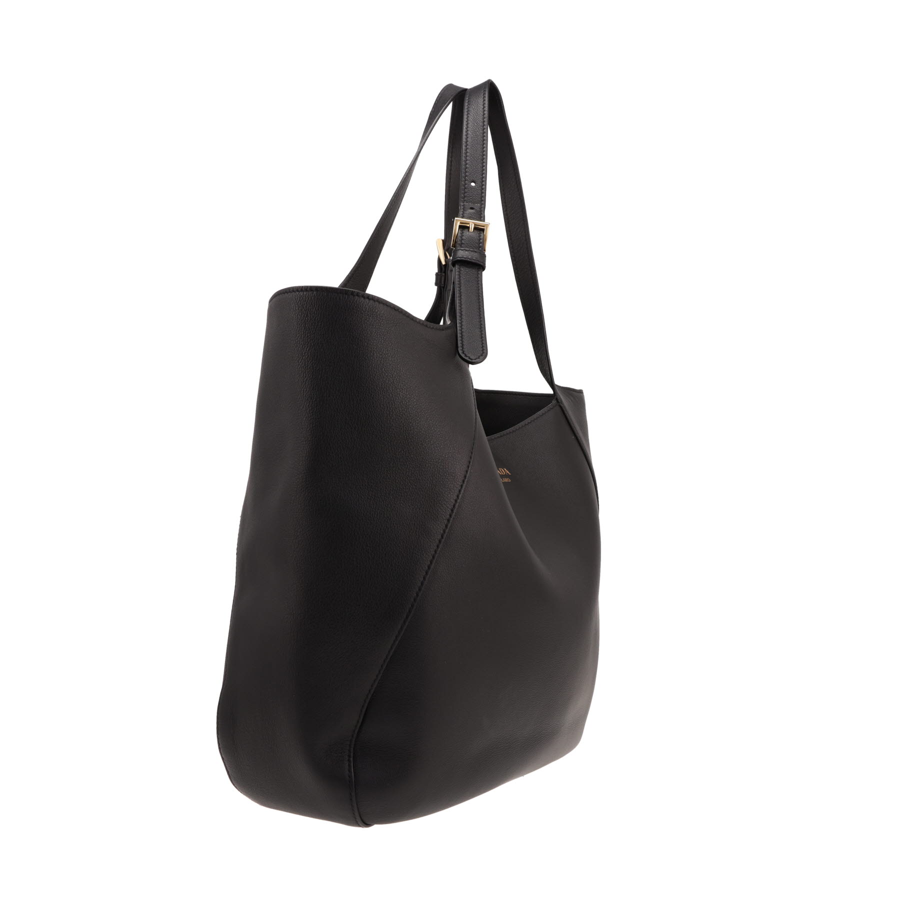 Sac cabas Prada   en cuir noir