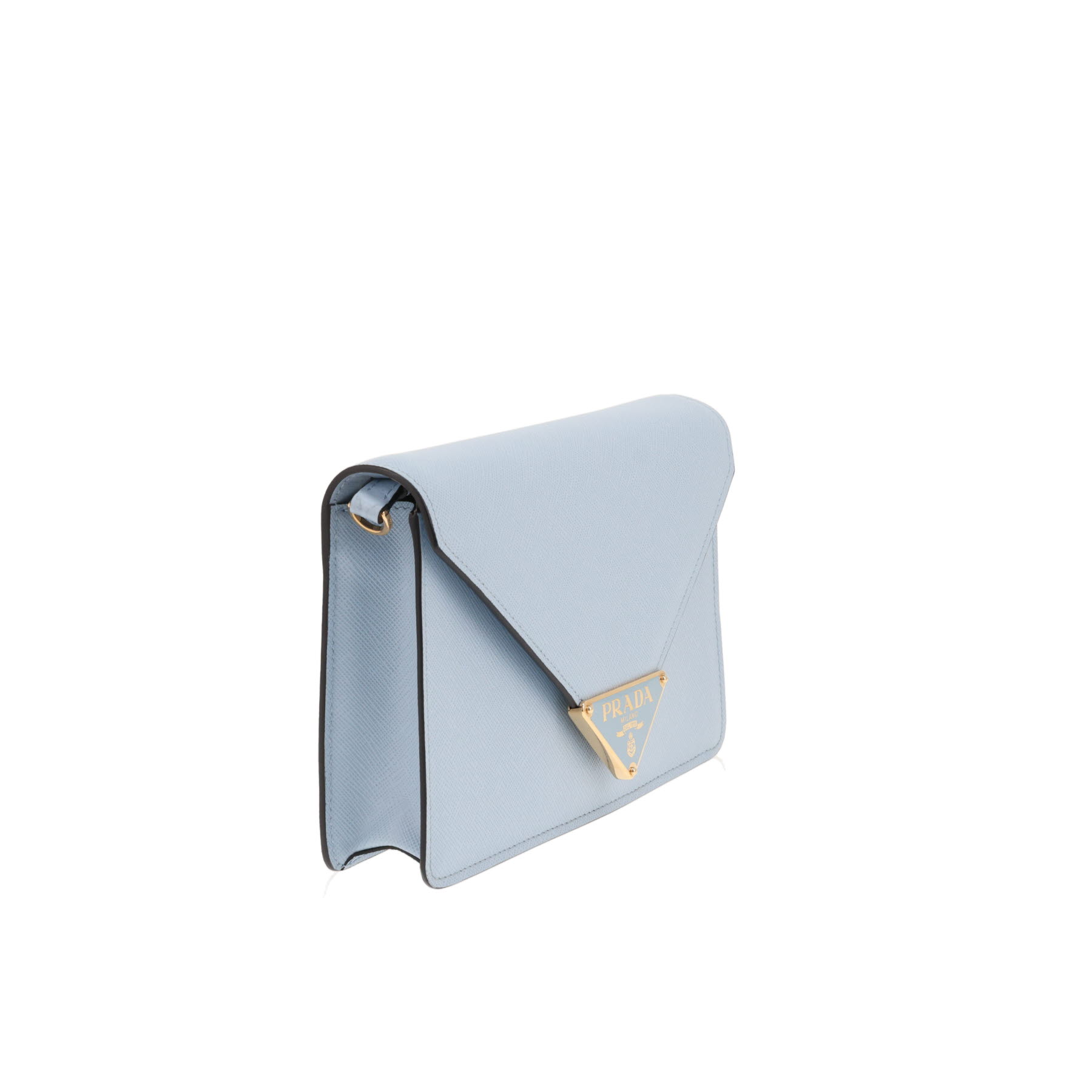 Prada shoulder bag in blue Saffiano leather