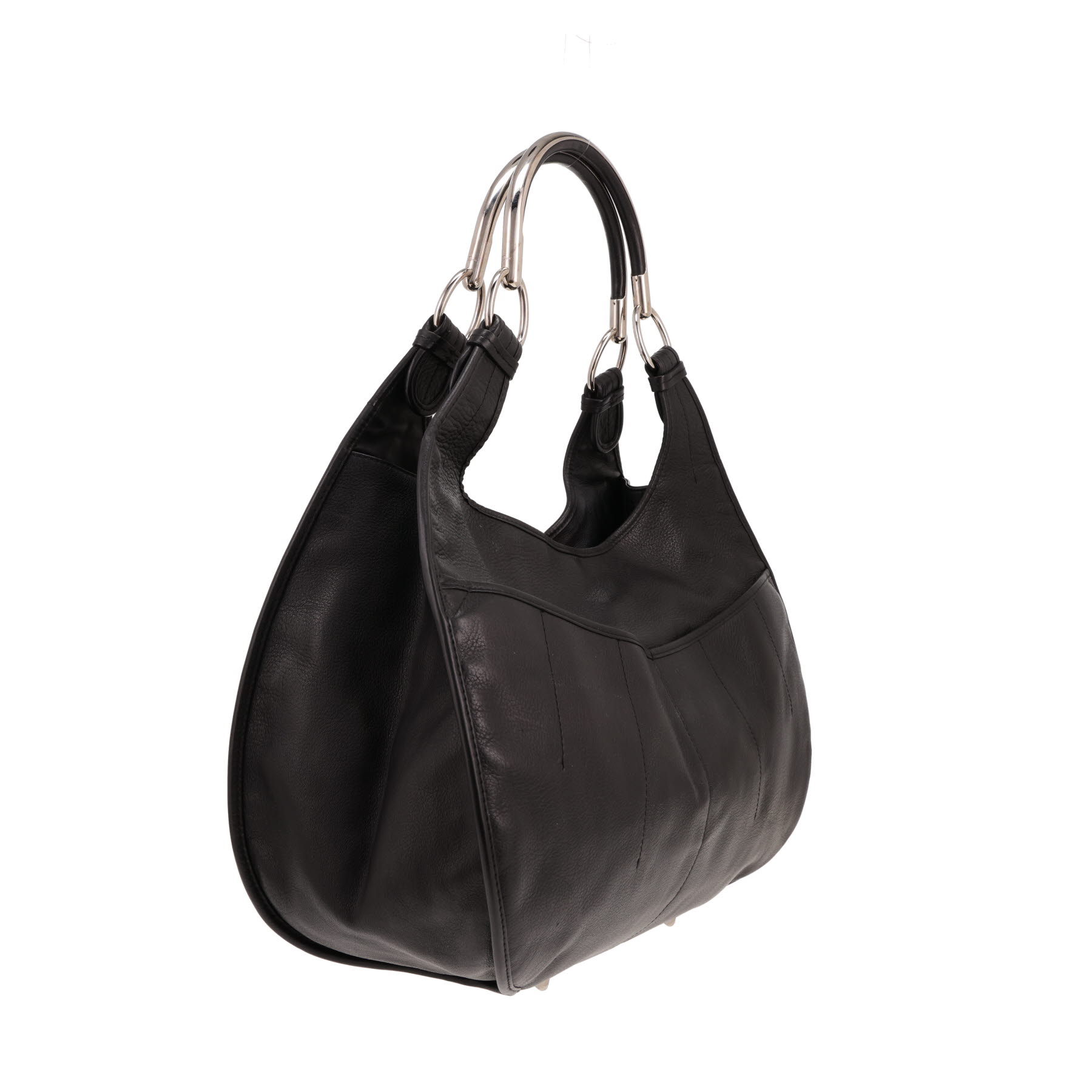 Sac à main Dior  61 en cuir noir