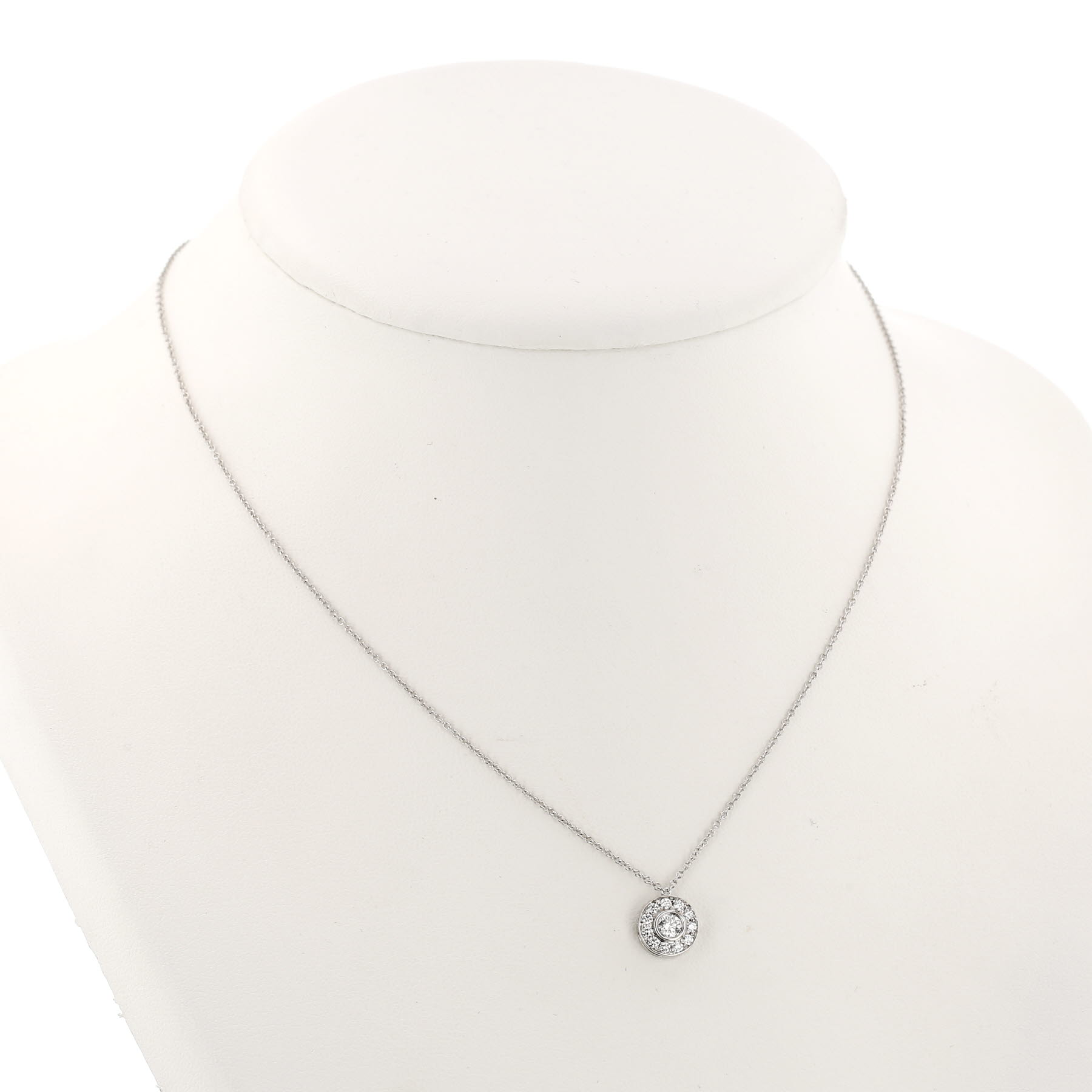 Tiffany & Co Circlet pendant in platinum and diamonds
