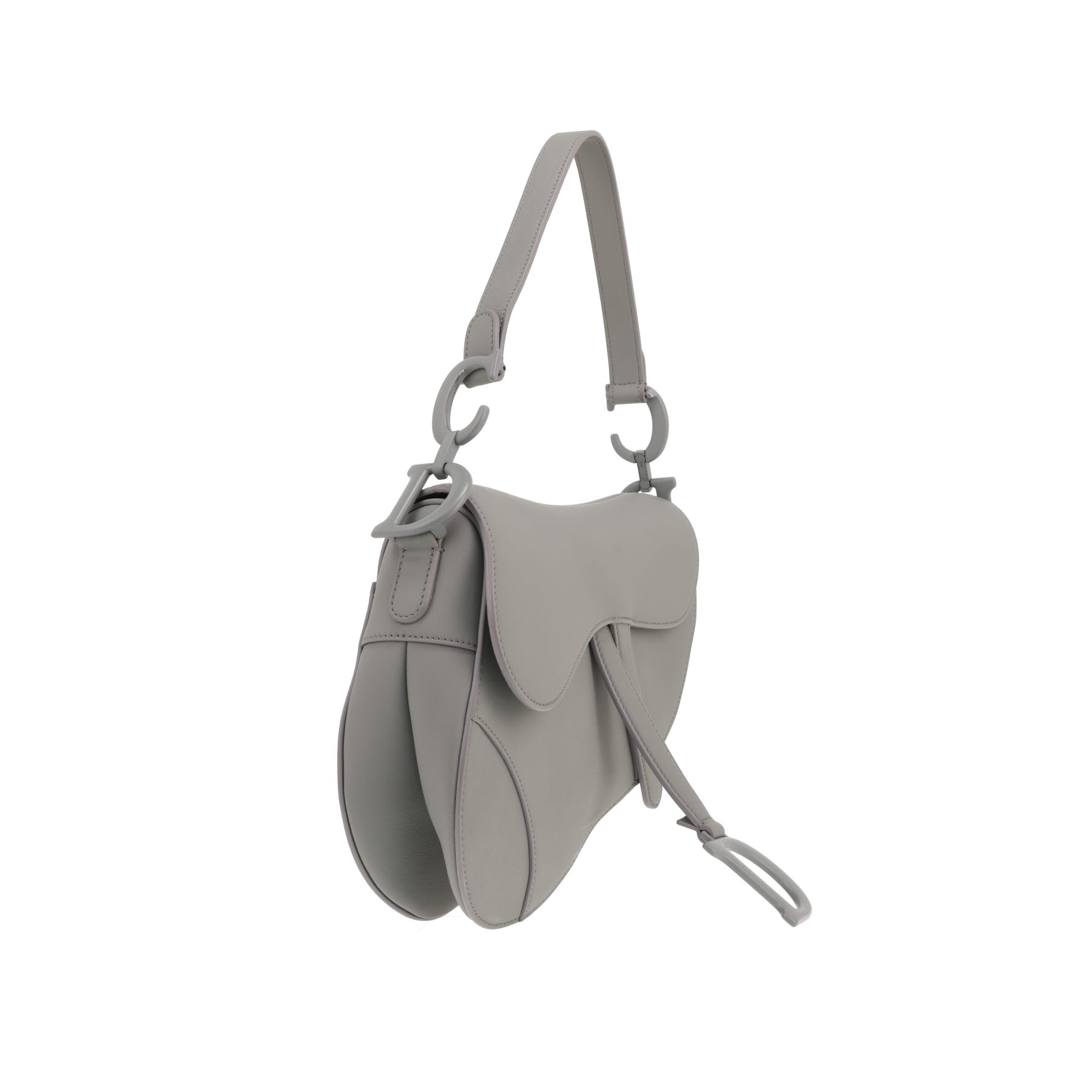 Dior Saddle handbag in grey leather