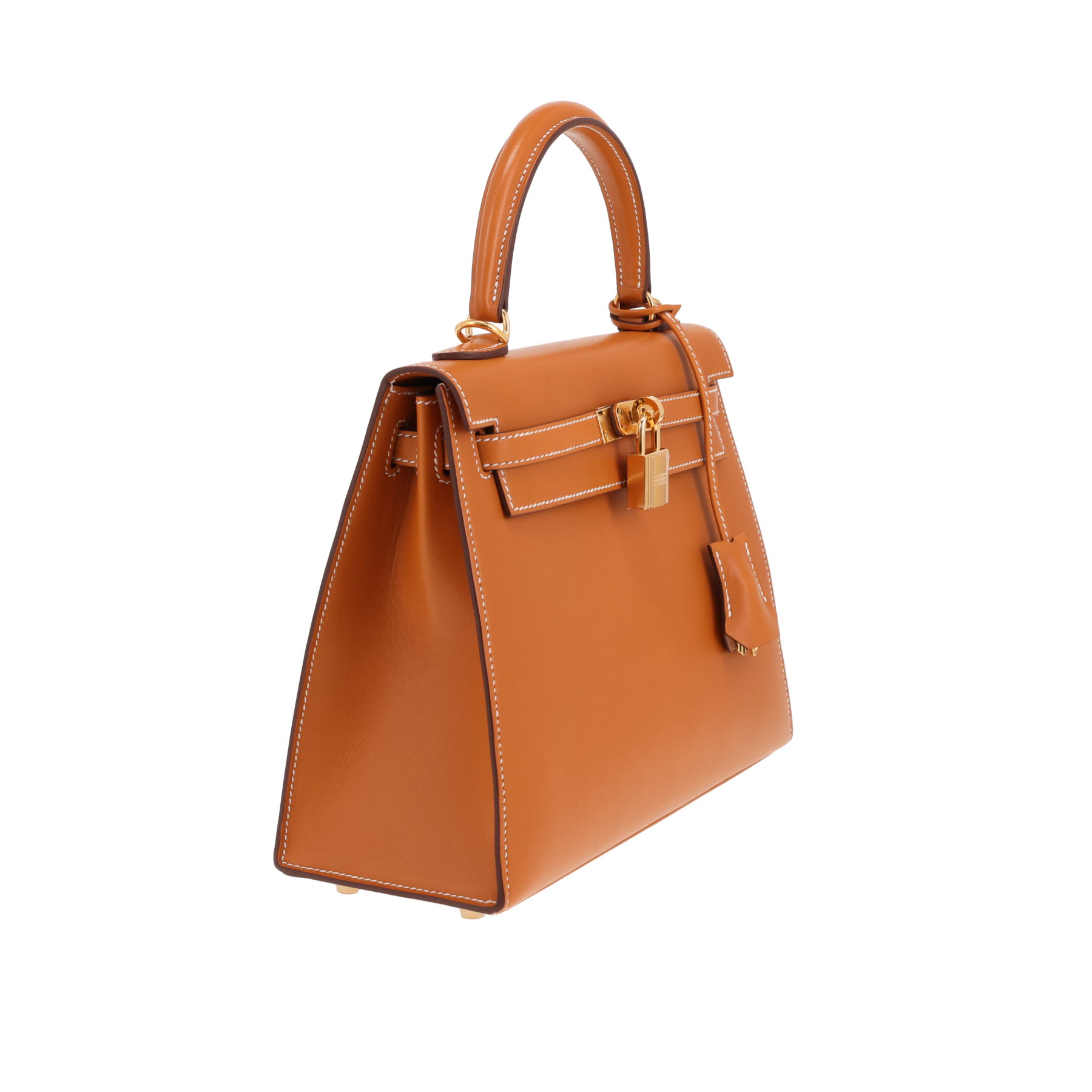 Hermès Kelly handbag, 25 cm, in natural Evercolour calfskin