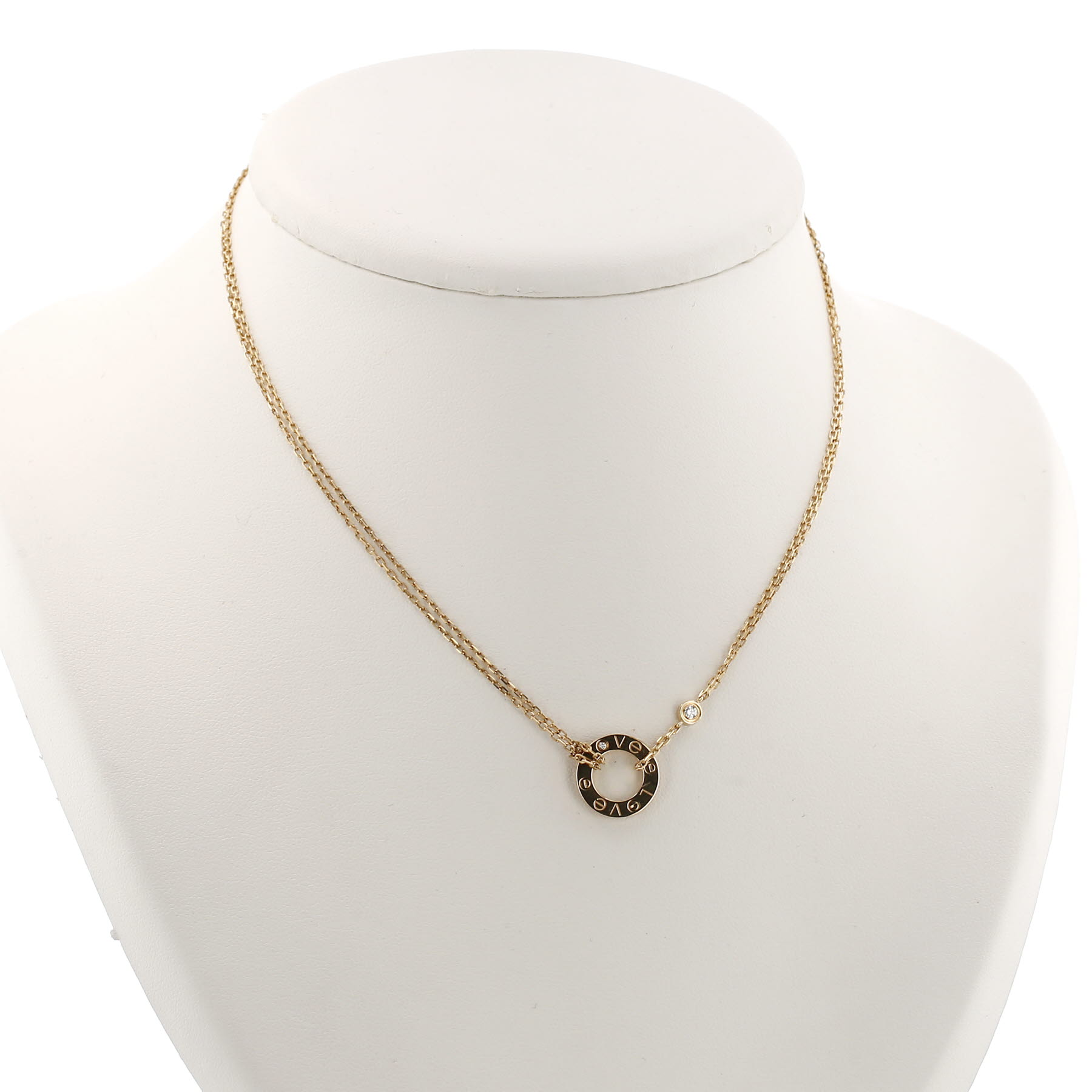 Collier Cartier Love en or jaune et diamant