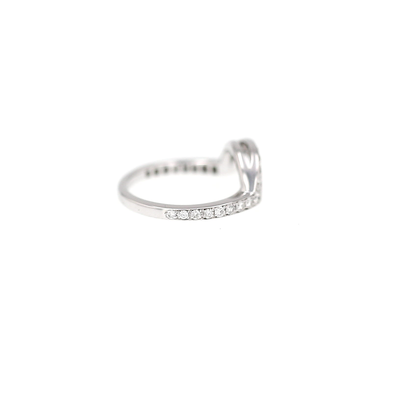 Boucheron Ava wedding ring in white gold and diamonds