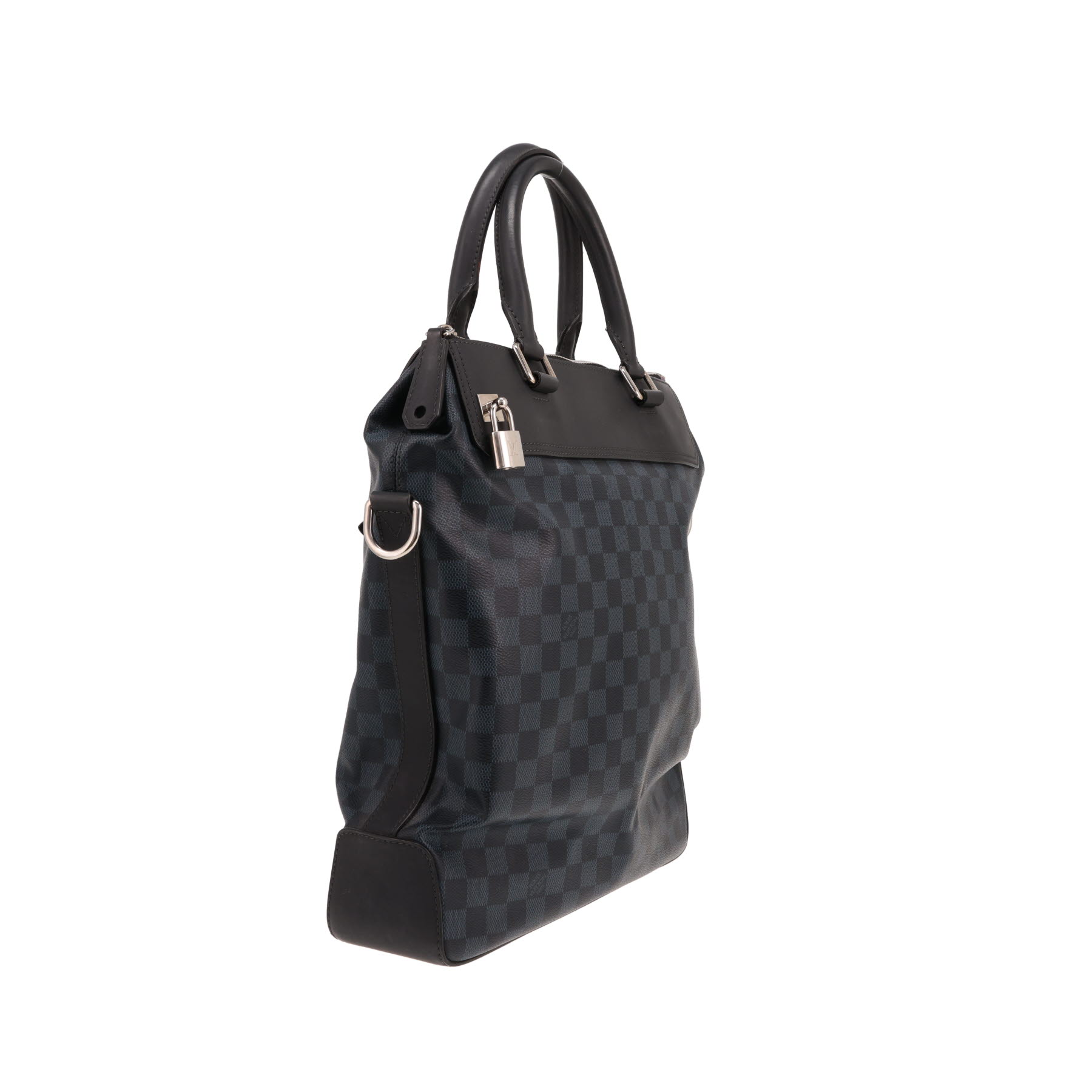Bolso de mano de Louis Vuitton   de lona Damier Graphite y piel Noir