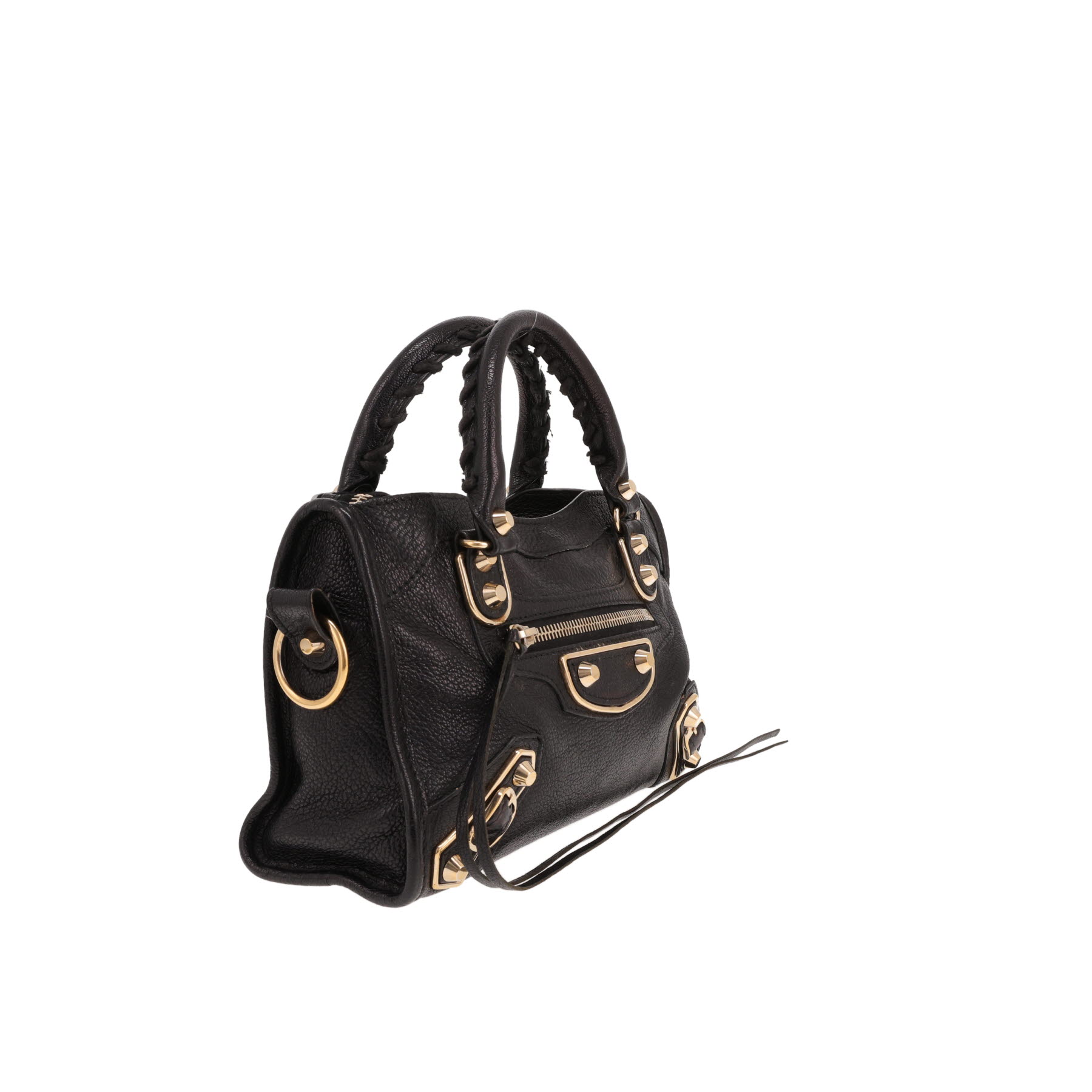 Bolso bandolera Balenciaga City, modelo pequeño, de piel Noir