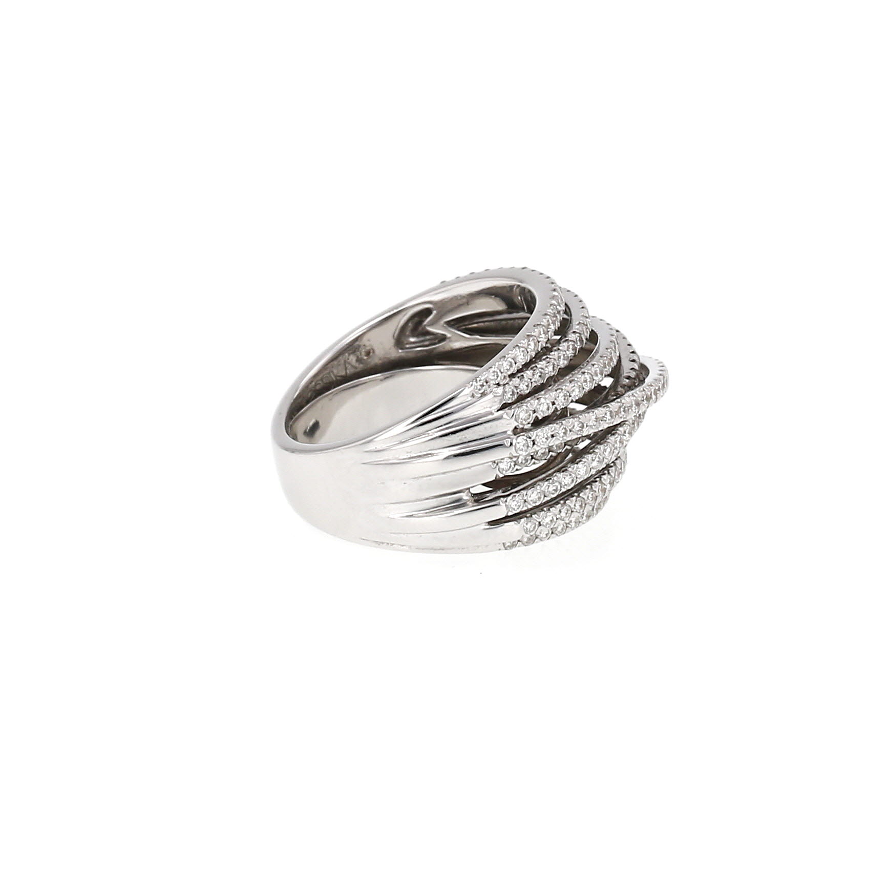 Bague Messika Meli- Melo en or blanc et diamants