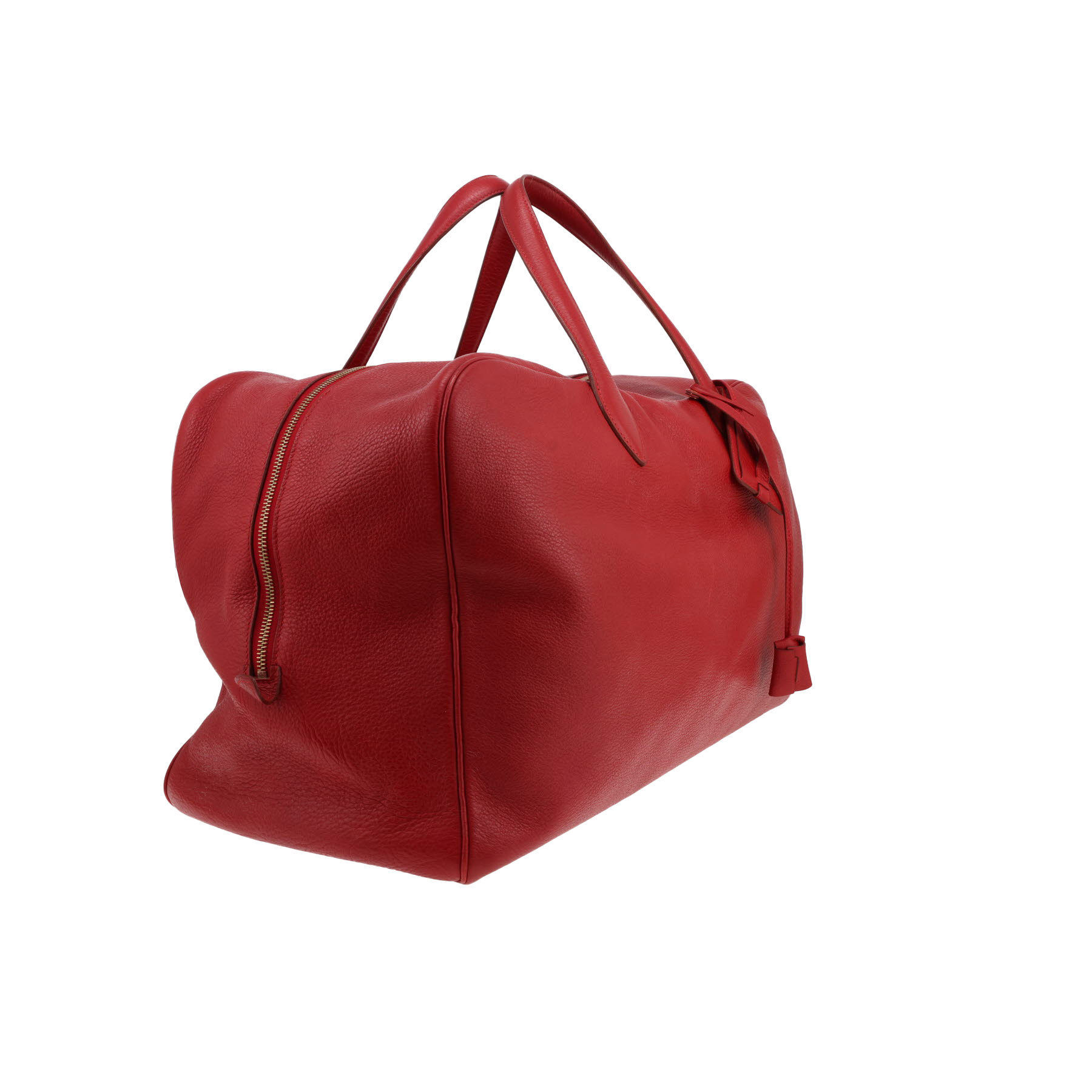 Hermès Victoria Travel Bag – Red Togo leather travel bag