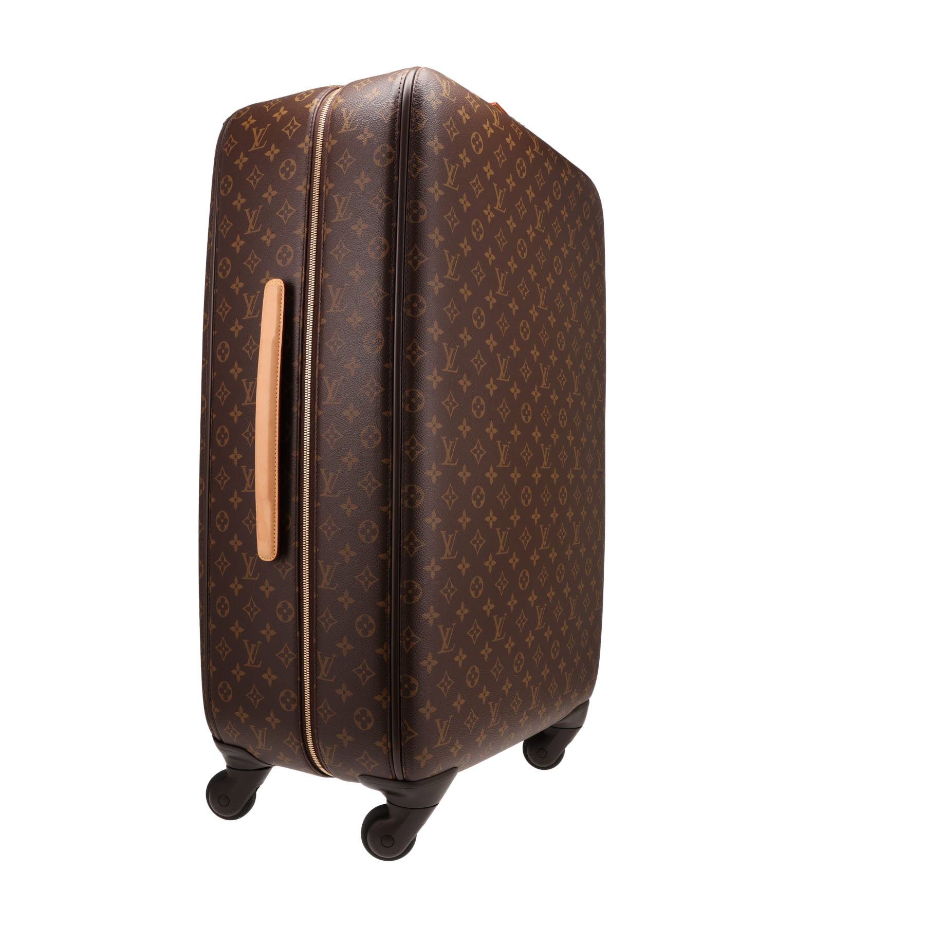Maleta Louis Vuitton Zephyr de lona Monogram marrón y piel natural