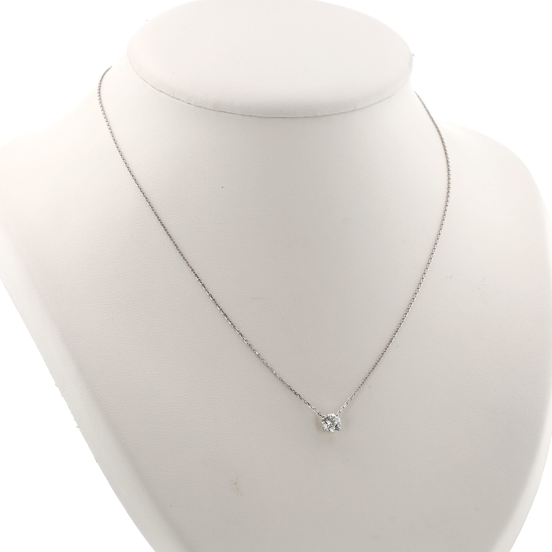 Collier Cartier 1895 en or blanc et diamant