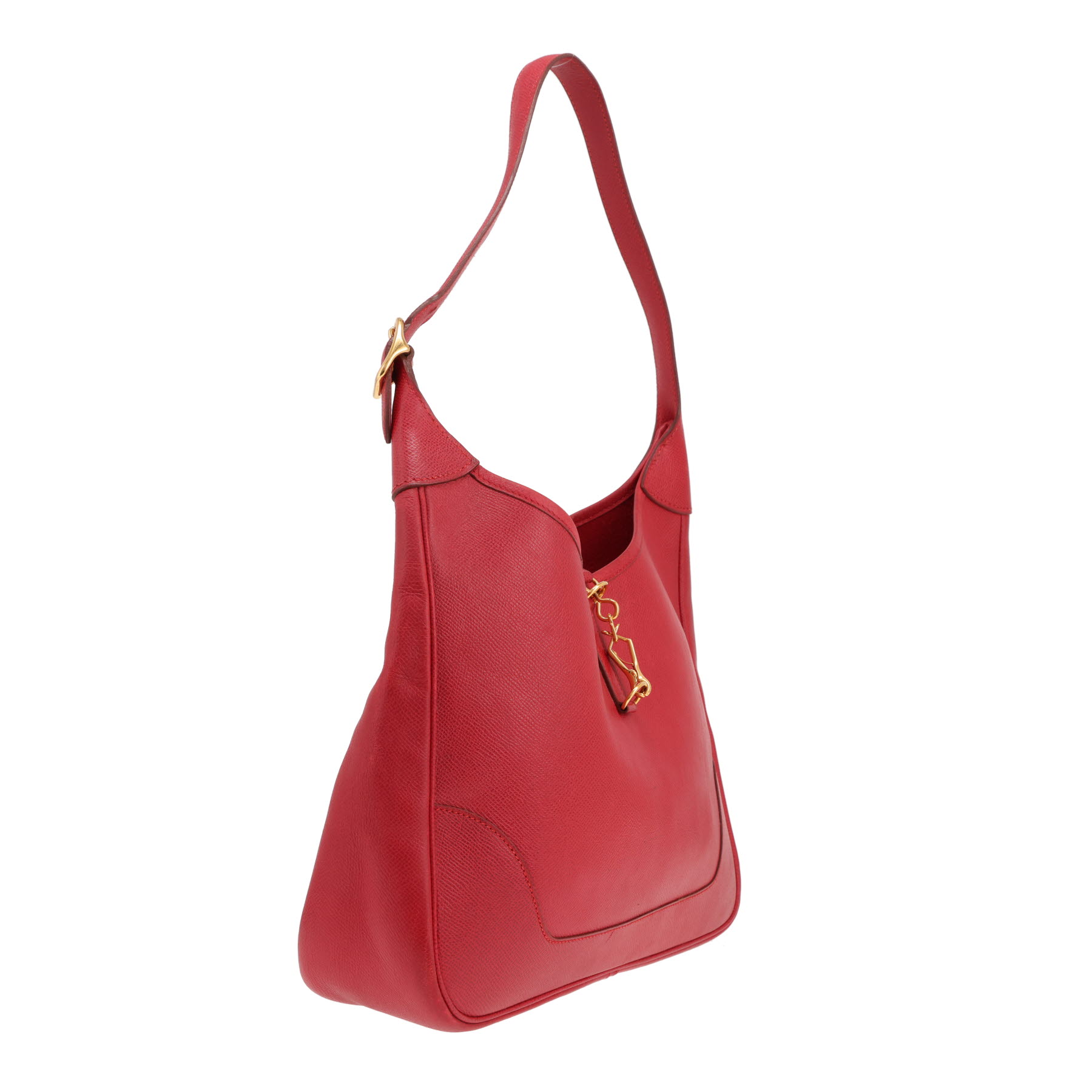 Borsa Hermès  Trim in pelle rossa
