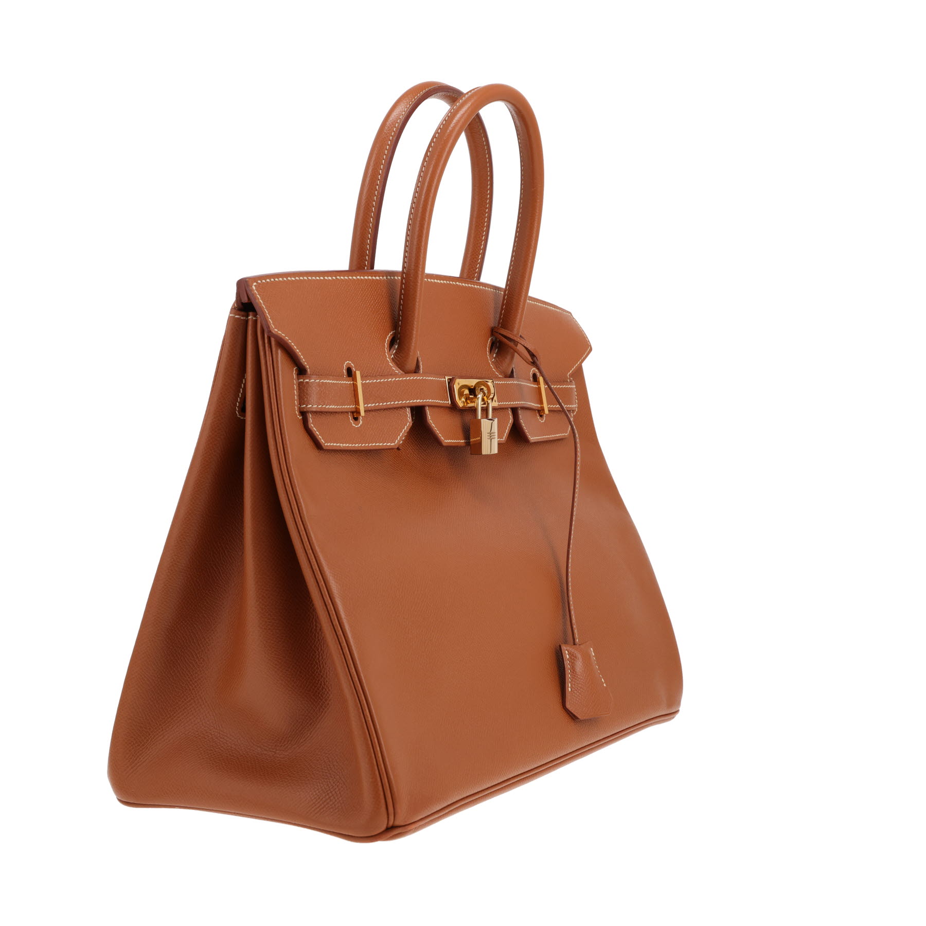 Borsa Hermès Birkin da 35 cm in pelle Courchevel Gold