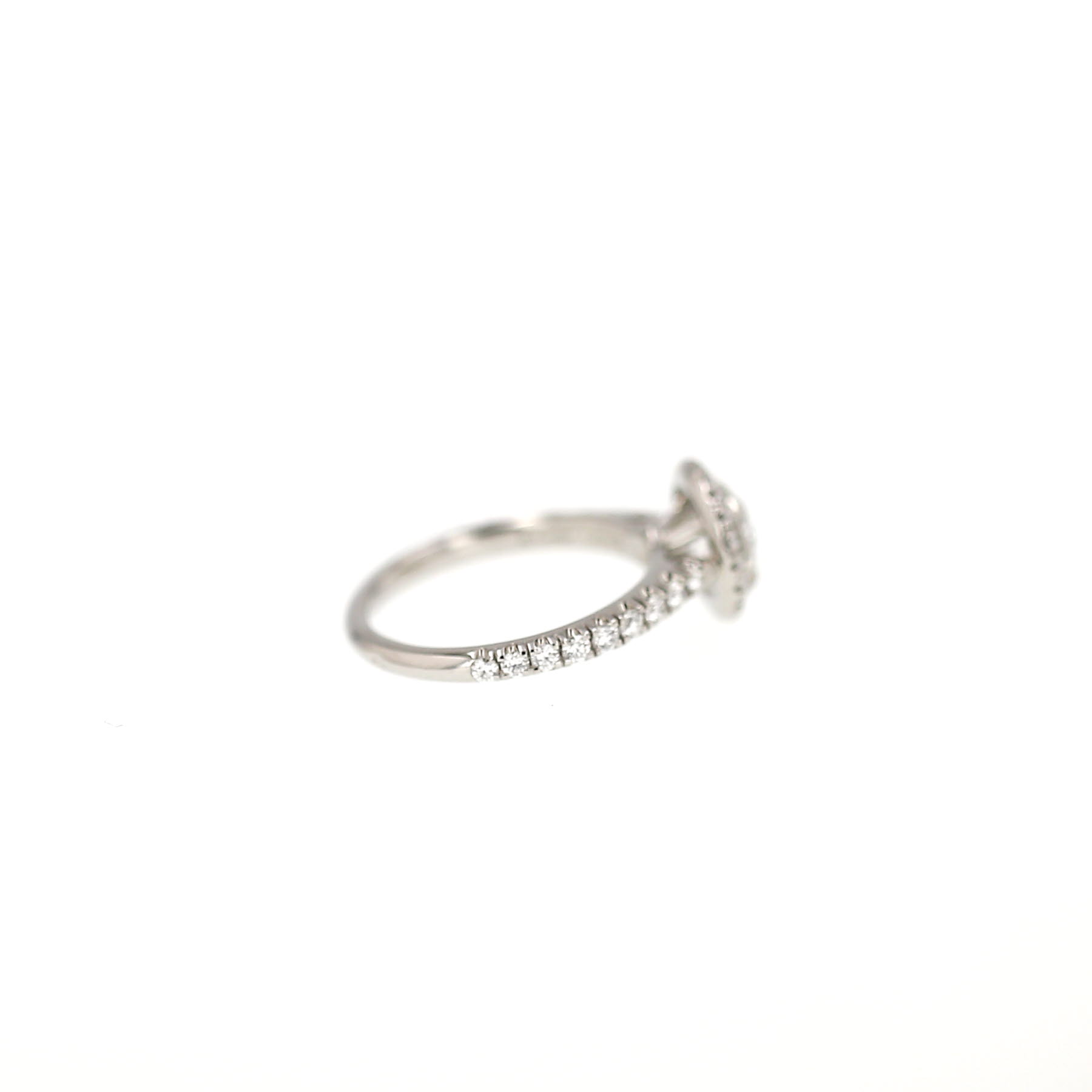 Cartier Destinée solitaire ring in platinum and diamonds