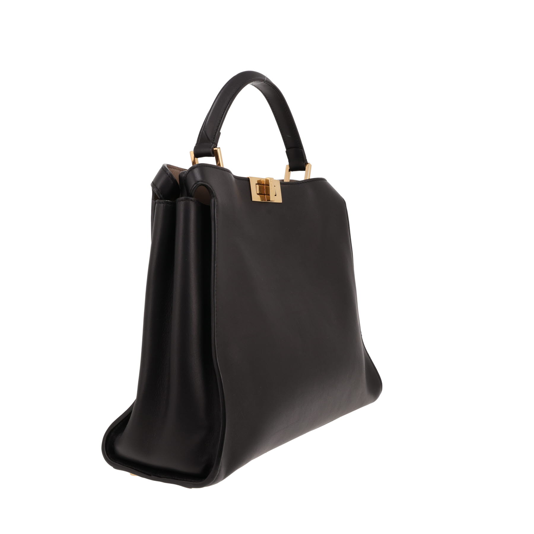 Bolso Fendi Peekaboo de piel negra