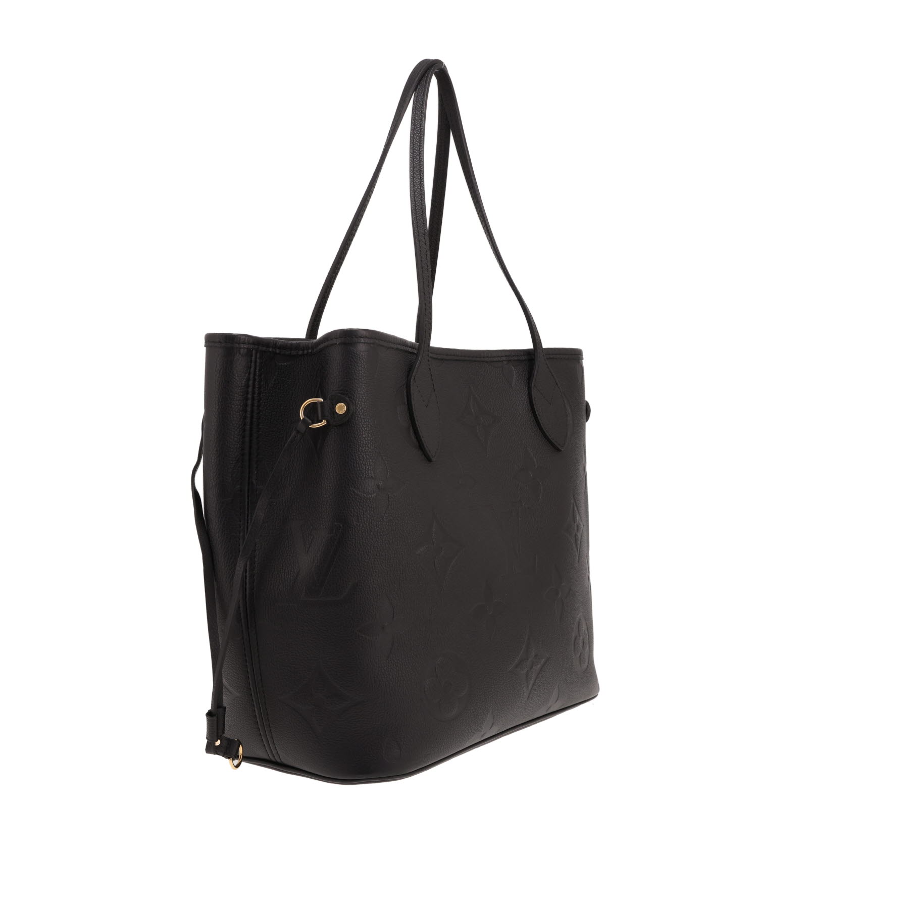 Sac cabas Louis Vuitton  Neverfull en cuir monogram empreinte noir