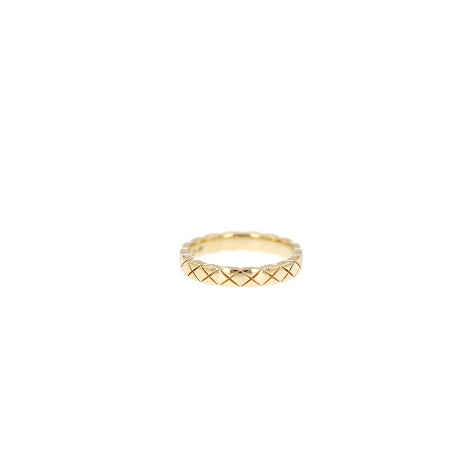Anillo Chanel Coco Crush mini modelo, en oro amarillo