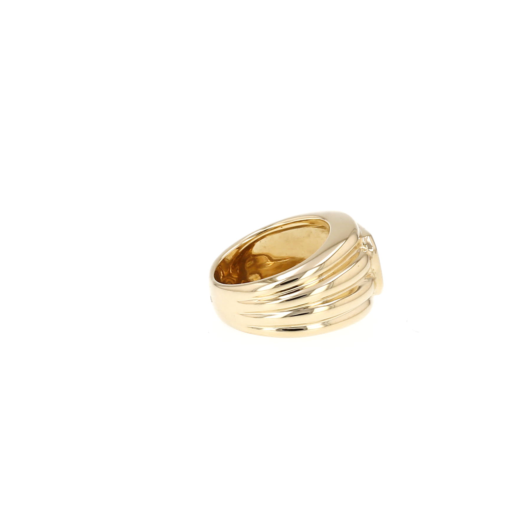 Anillo Fred de oro amarillo y citrino