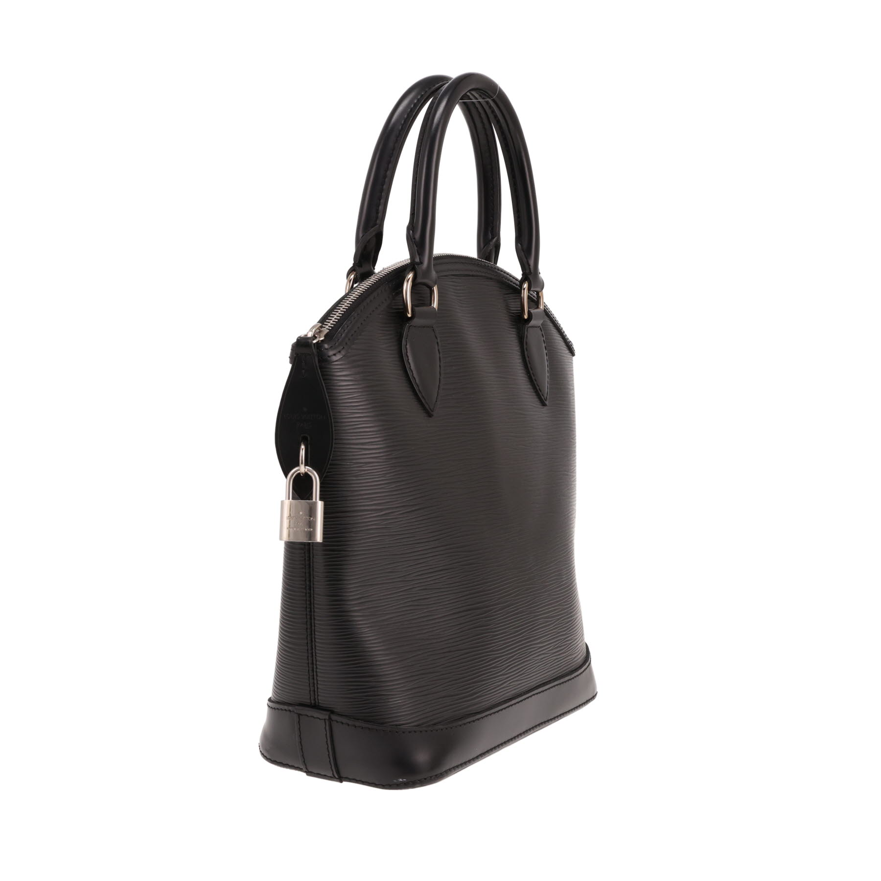 Louis Vuitton Lockit handbag in Noir Épi leather