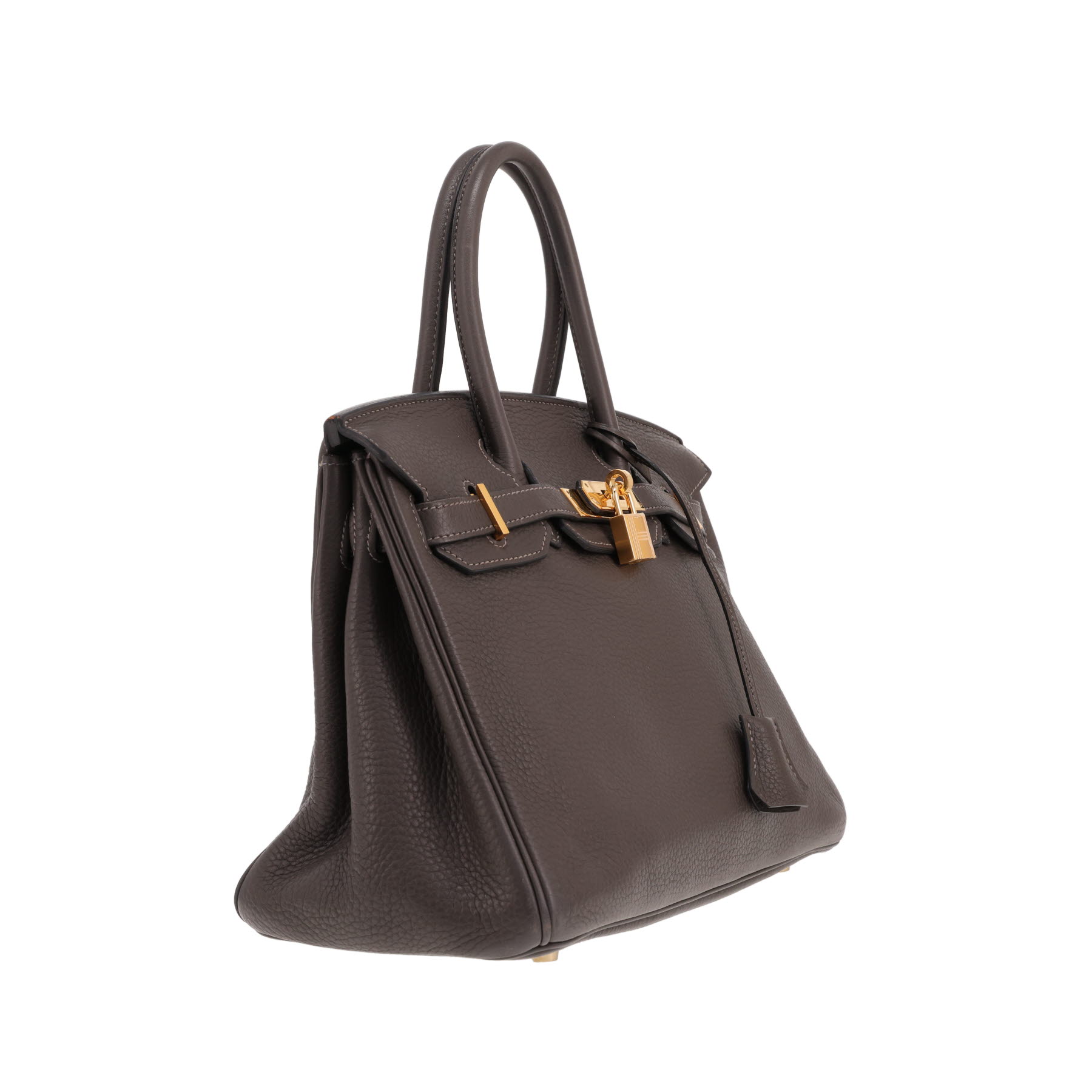 Hermès Birkin handbag, 30 cm, in grey Togo leather