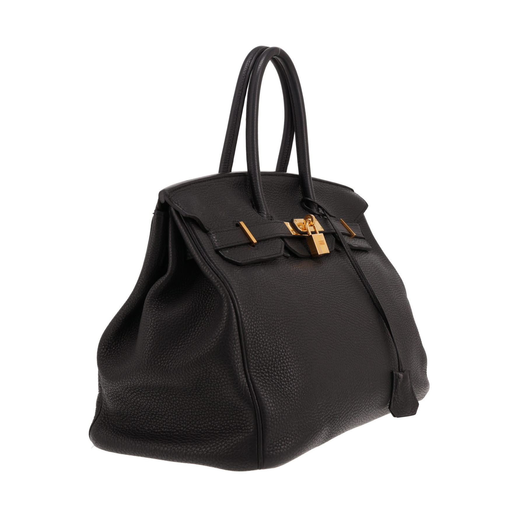 Bolso Hermès Birkin de 35 cm de piel Togo Noir