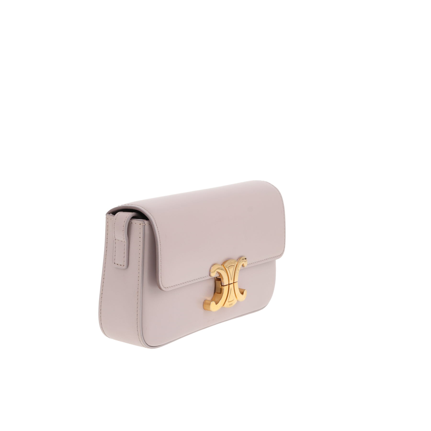 Sac à main Celine  Claude en cuir violet-lilas