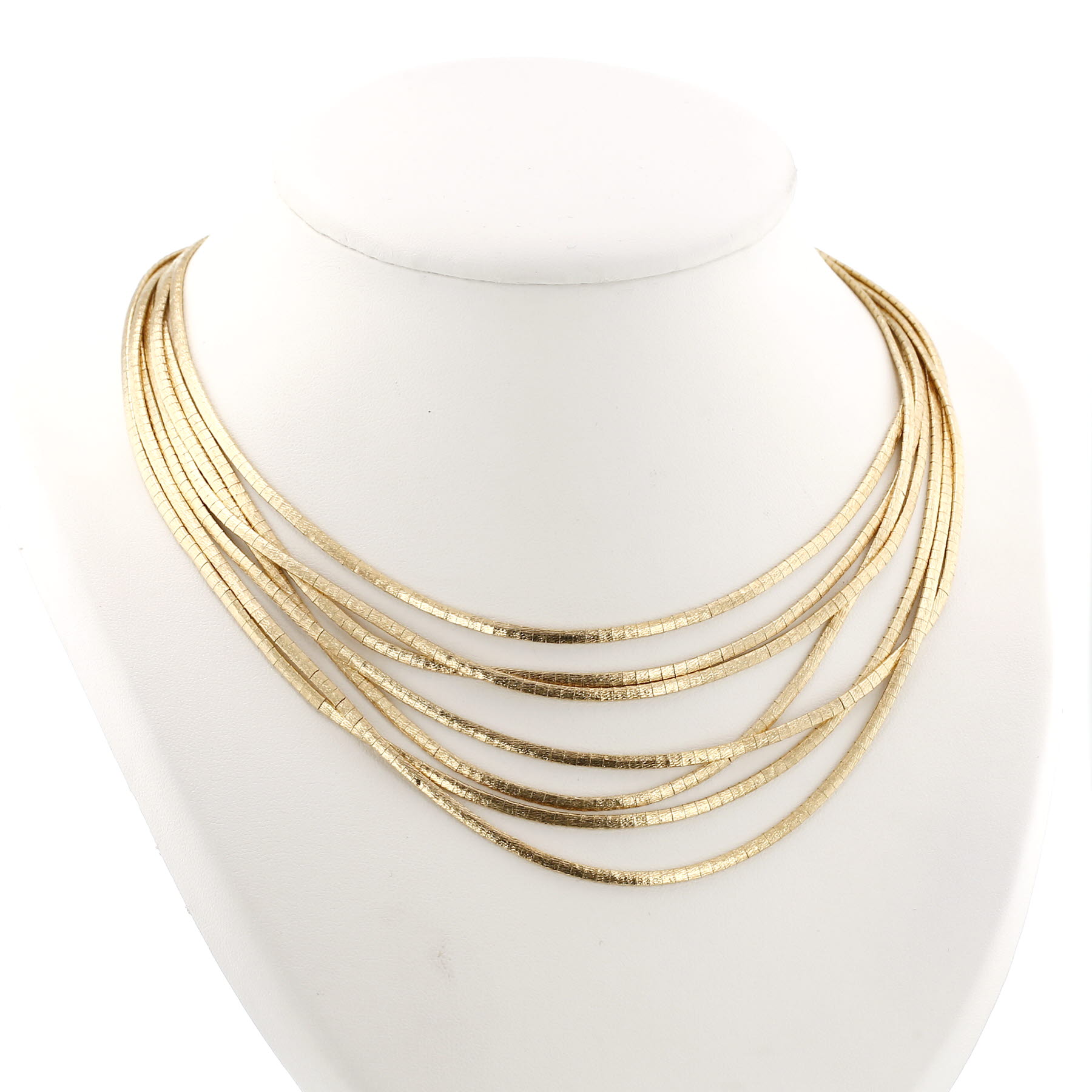 Vintage yellow gold necklace