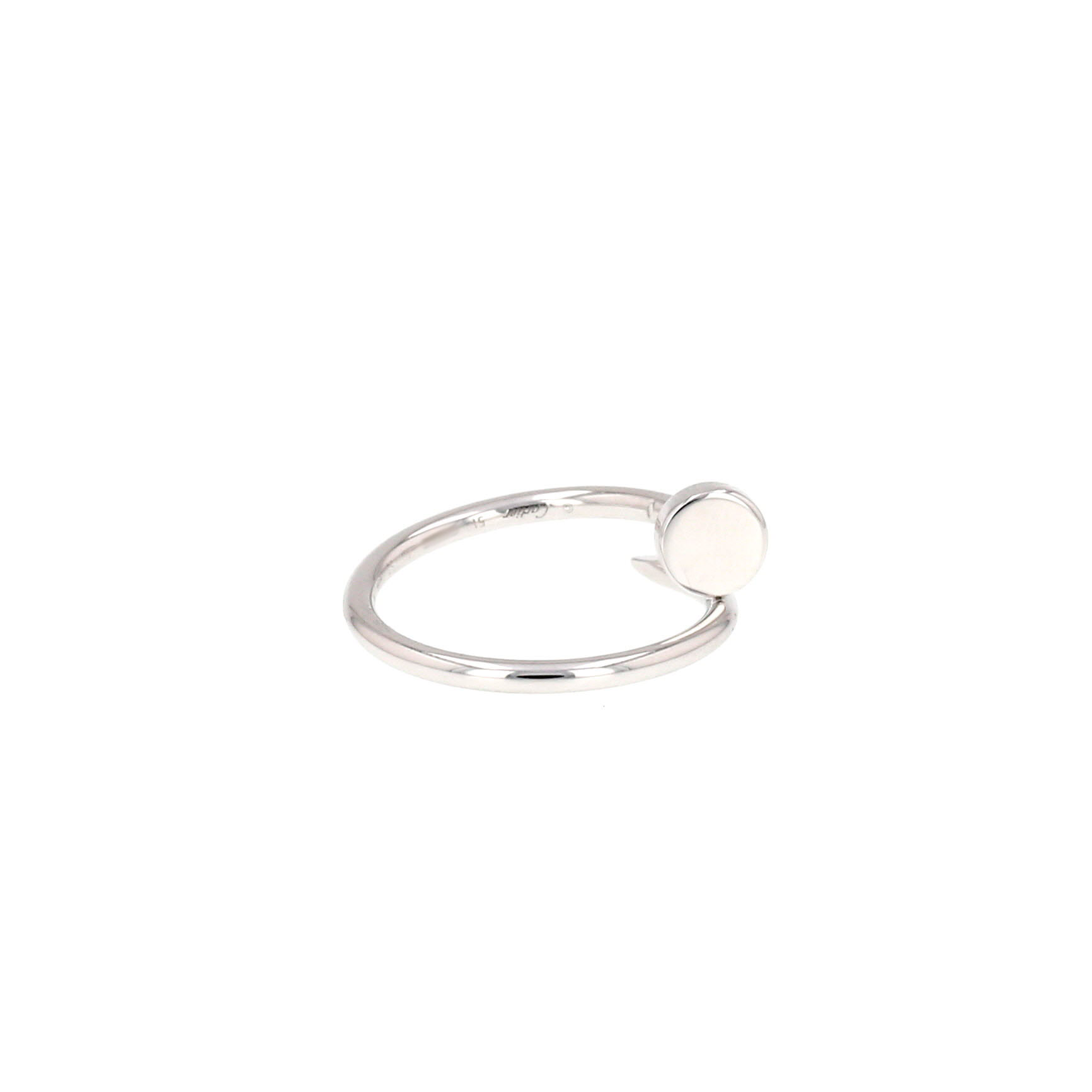 Cartier Juste un clou small white gold ring