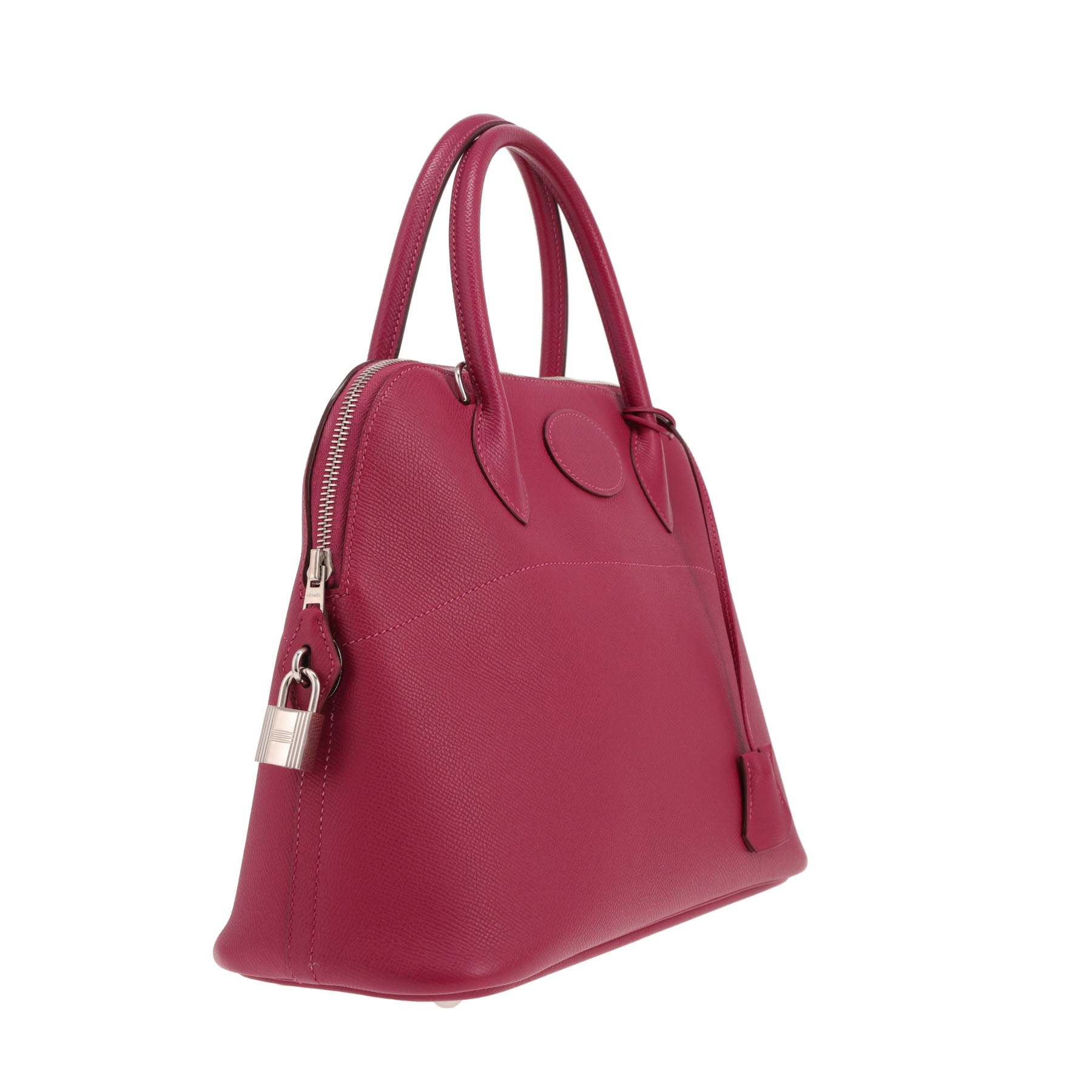 Hermès Bolide 30 cm handbag in Tosca pink Epsom leather