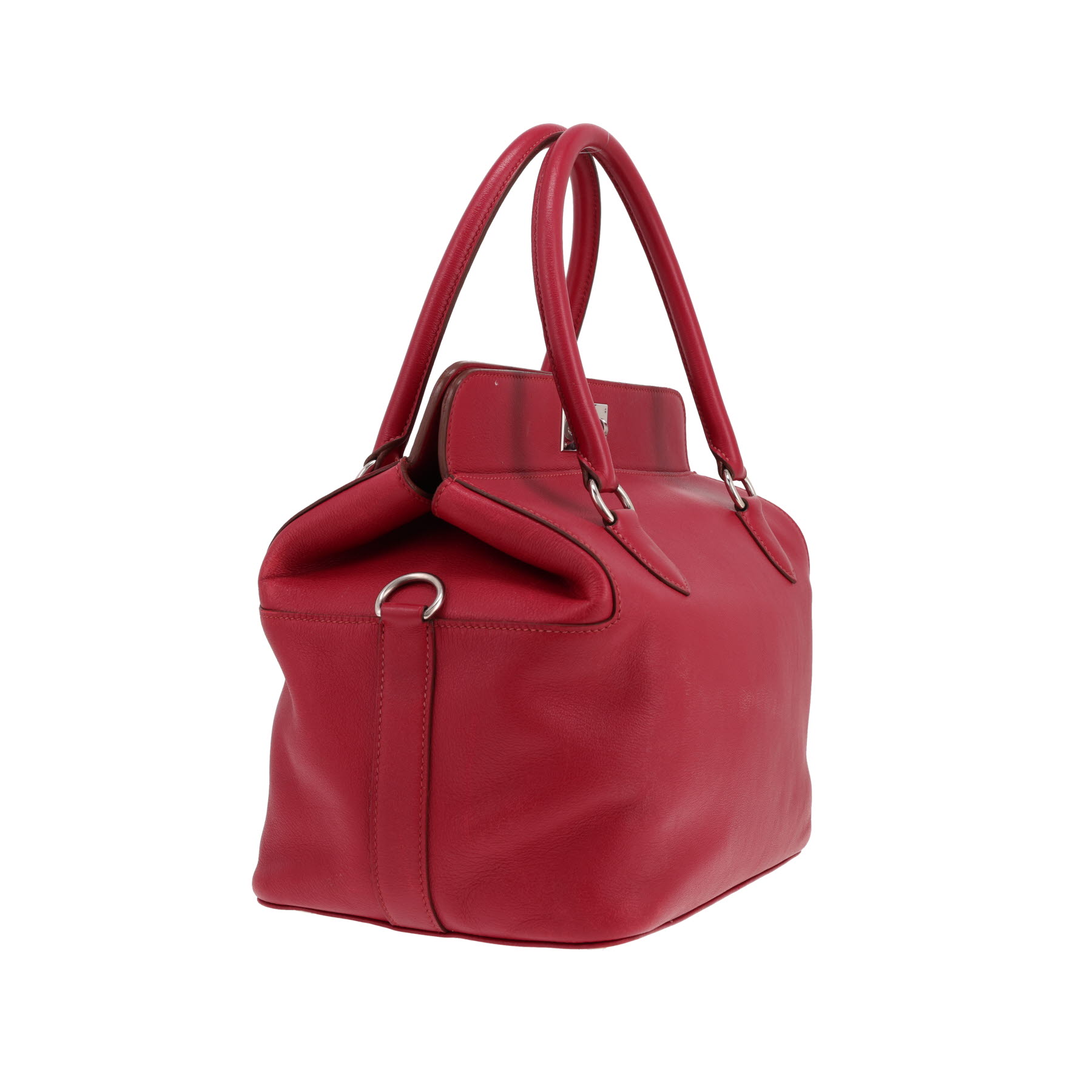 Hermès ‘Tool Box’ handbag in Tosca pink Evercolour calfskin