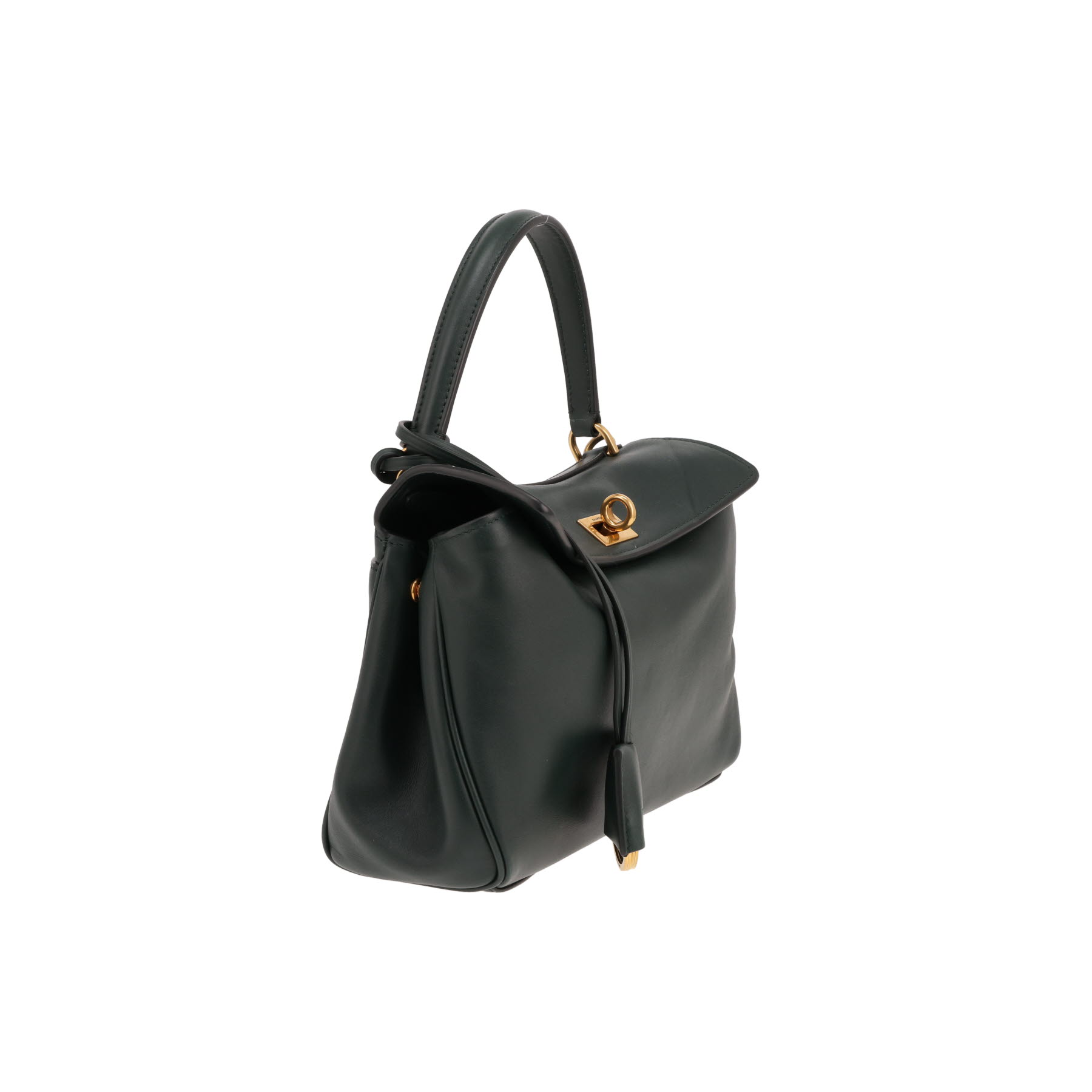 Sac bandoulière Balenciaga  Rodeo en cuir vert-kaki