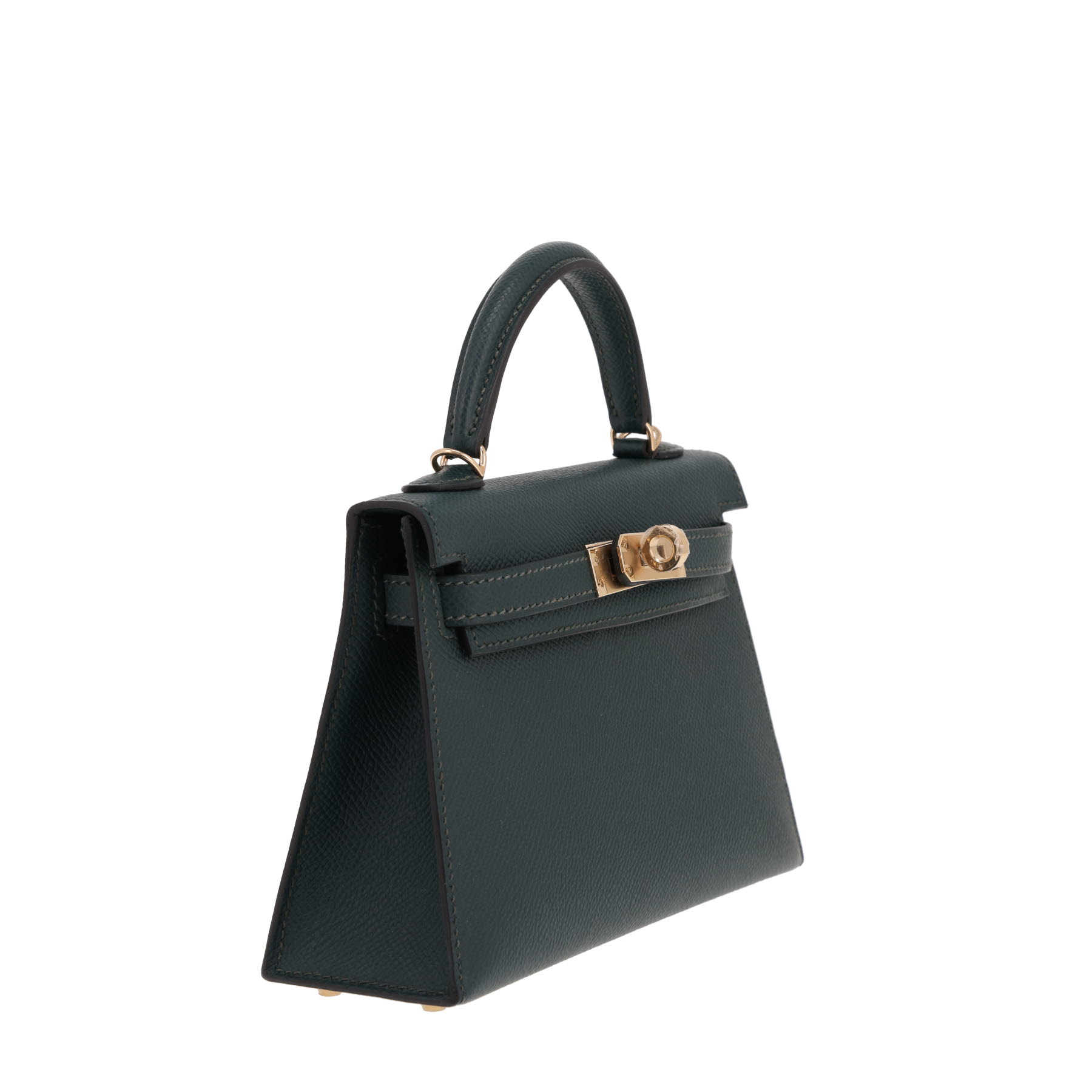 Hermès Kelly 20 cm shoulder bag in Sapin Green Epsom leather