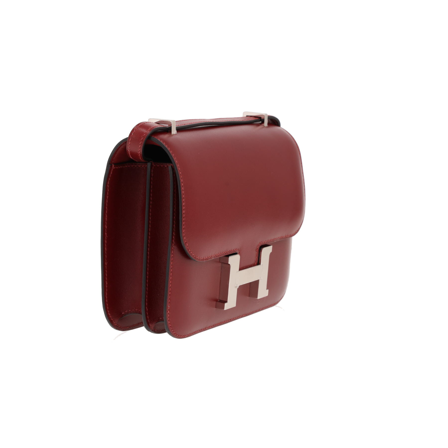 Borsa Hermès Constance da 18 cm in pelle rossa H