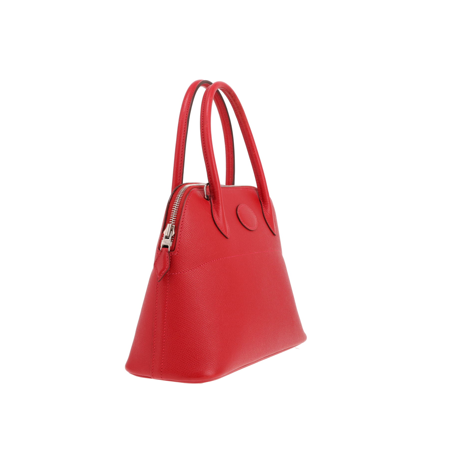 Bolso Hermès Bolide de 25 cm en piel Epsom roja «Casaque»