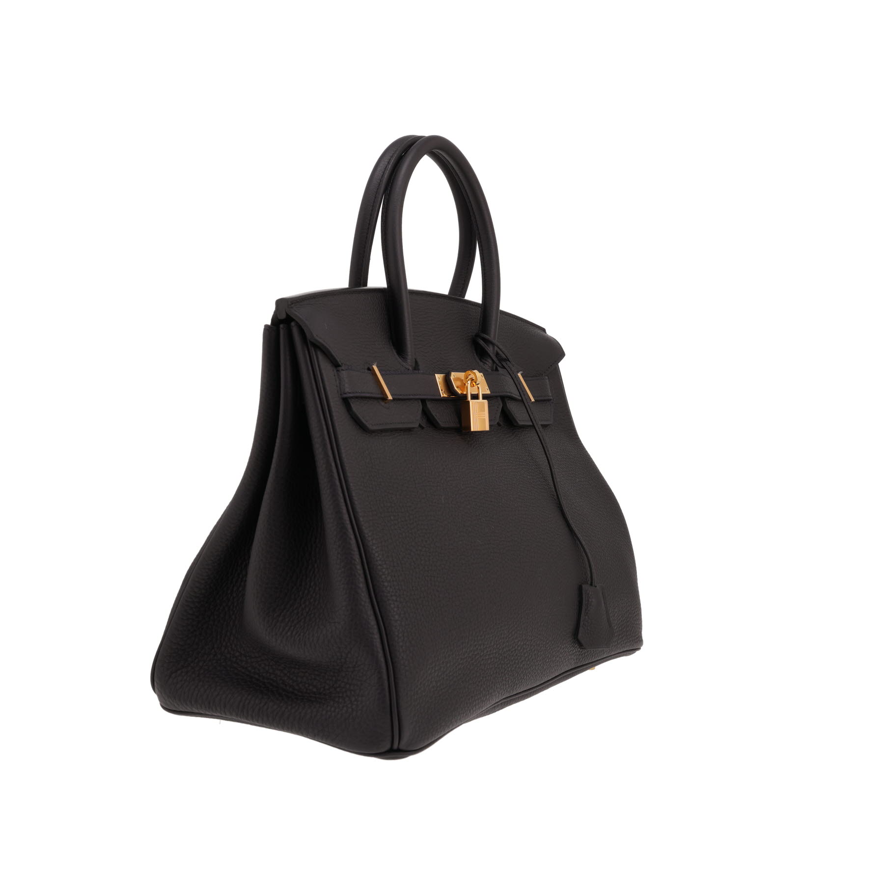 Bolso Hermès Birkin de 35 cm en piel Togo negra