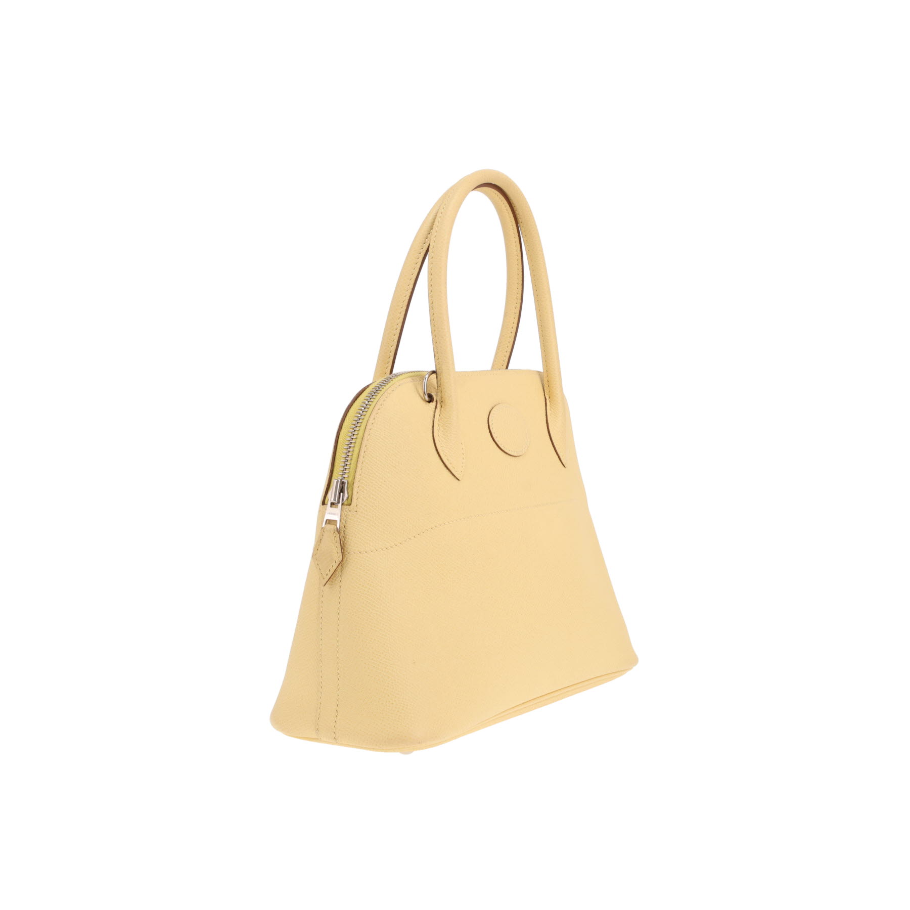 Hermès Bolide 27 cm handbag in yellow Epsom leather