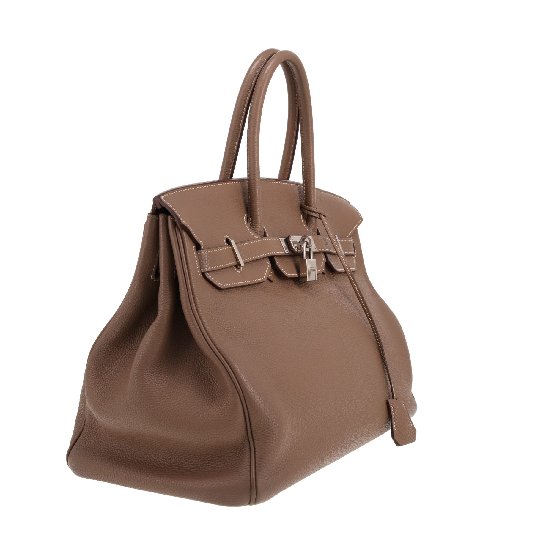 Sac à main Hermès  Birkin 35 cm en cuir togo étoupe