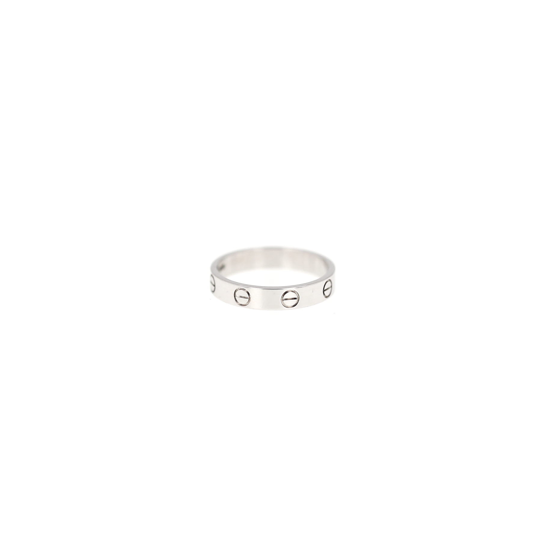 Anello Cartier Love, modello piccolo, in oro bianco