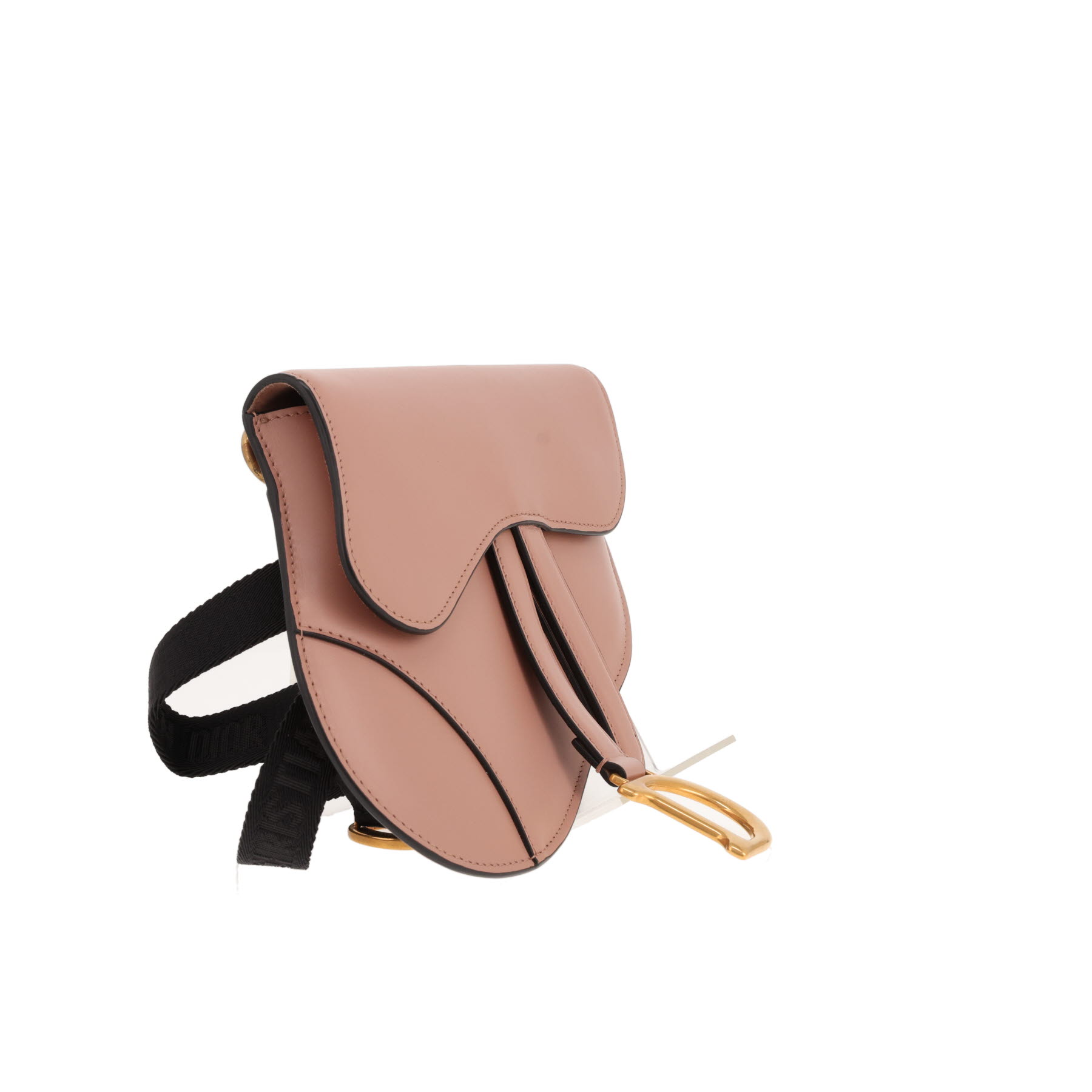 Dior belt bag  Saddle bag in beige-pink leather