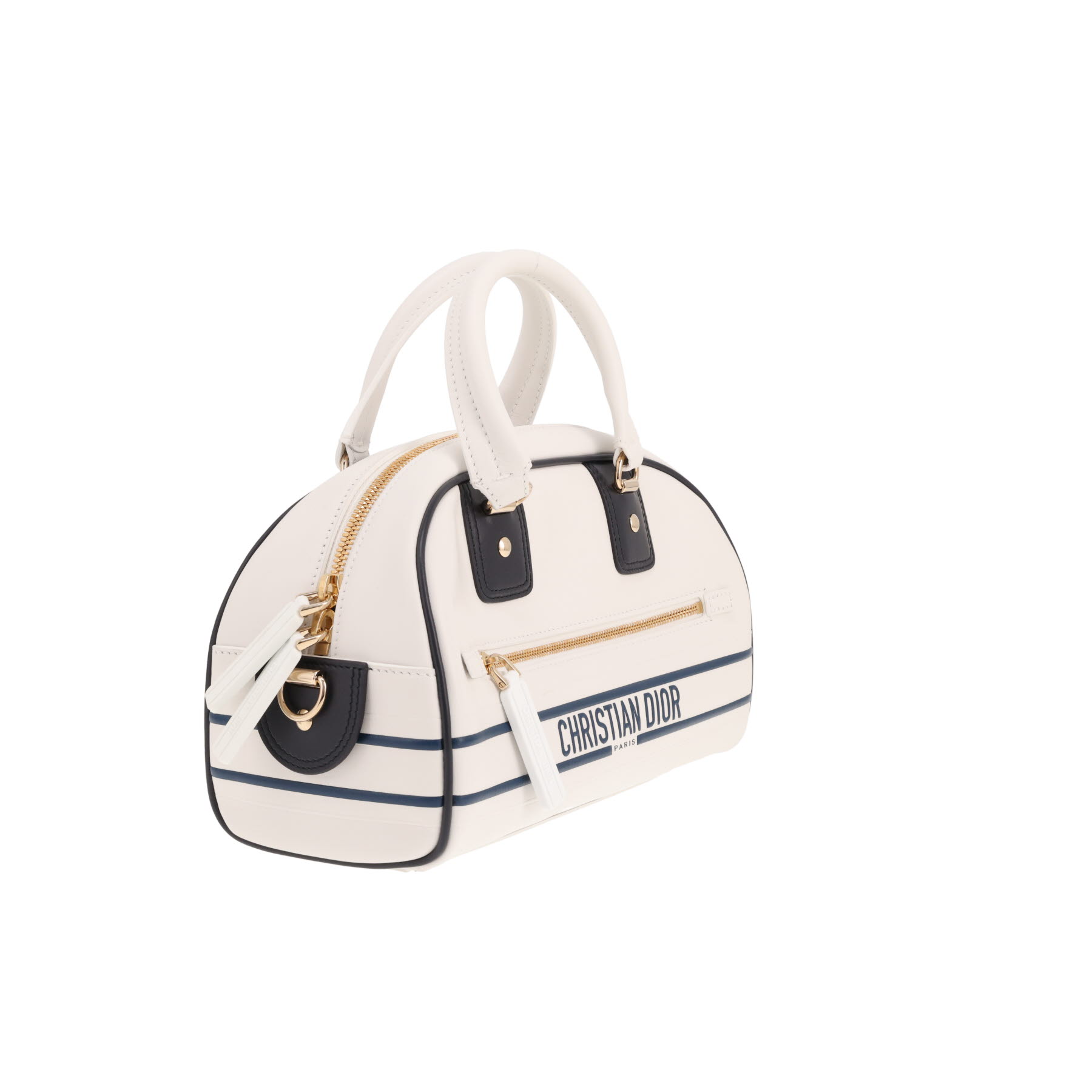 Dior Bowling handbag in white leather
