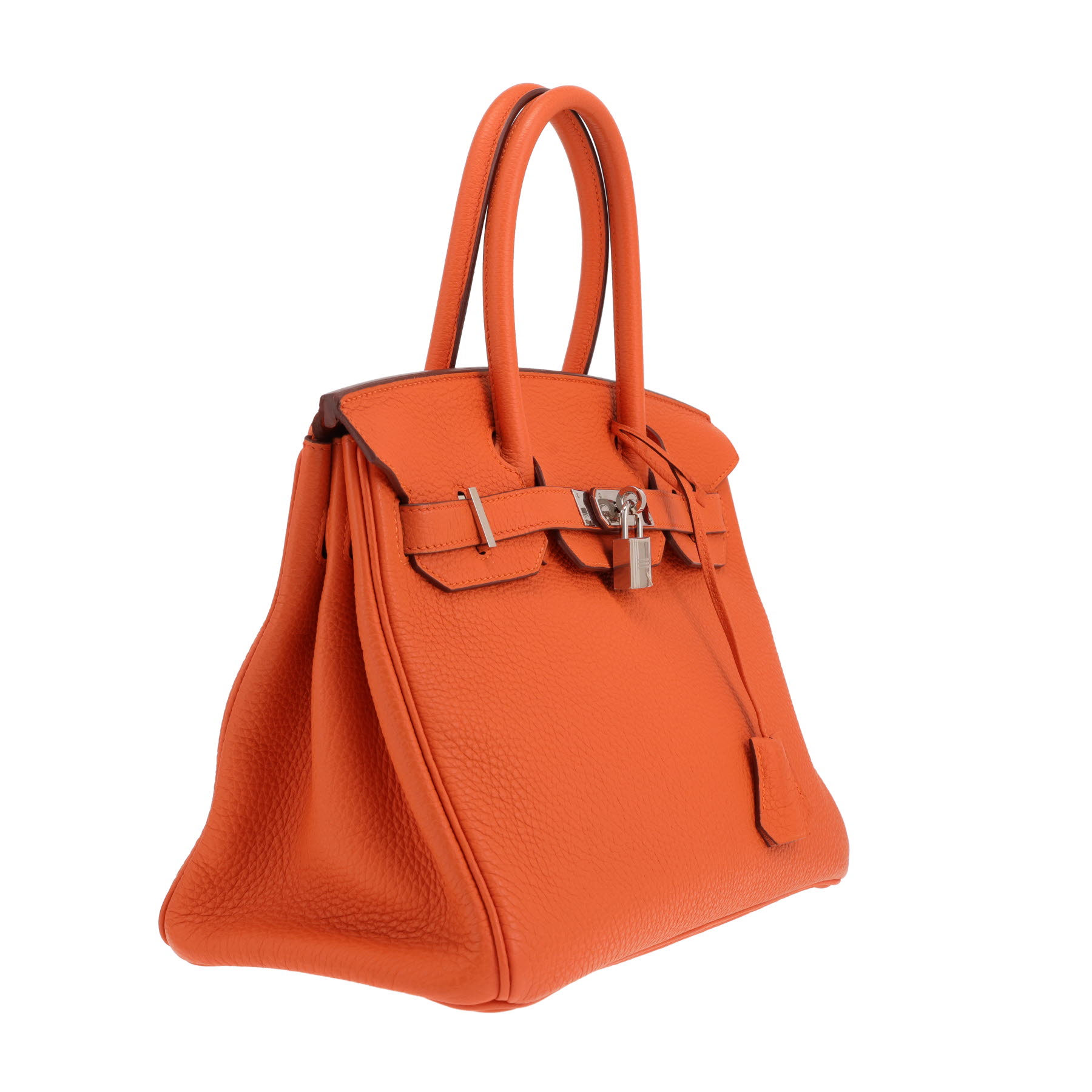 Borsa Hermès Birkin da 30 cm in pelle Togo Orange