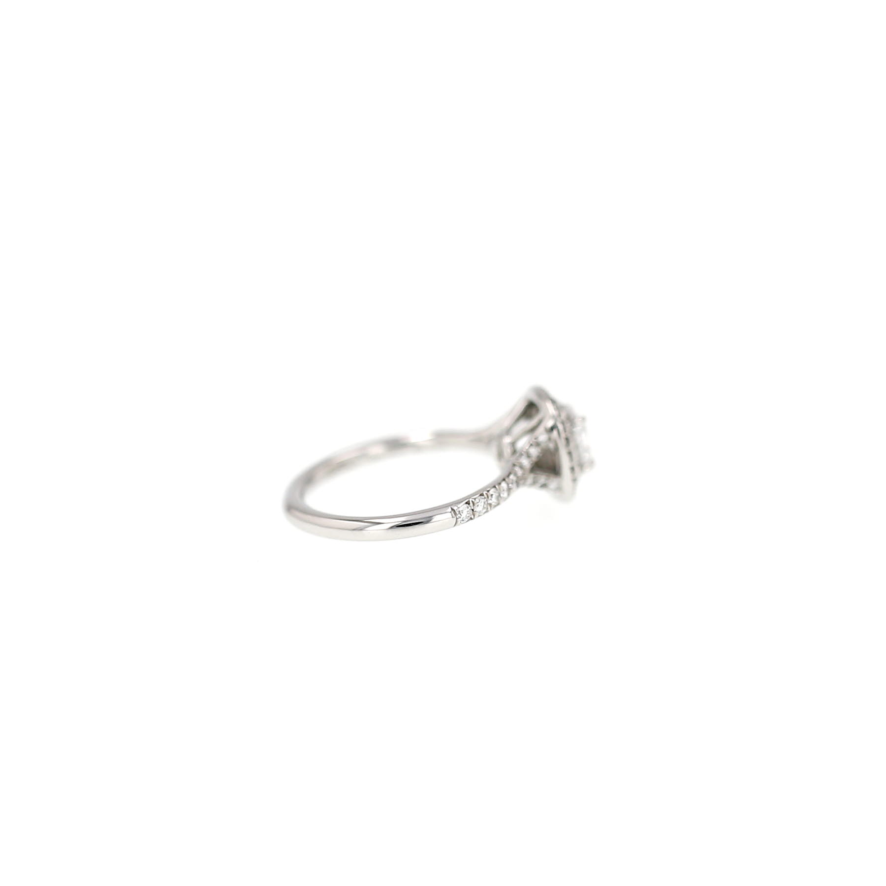 Tiffany &amp; Co Soleste ring in platinum and diamonds