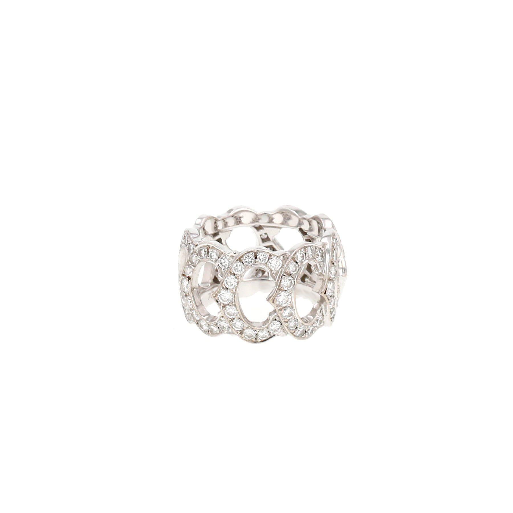 Bague Cartier C de Cartier en or blanc et diamants